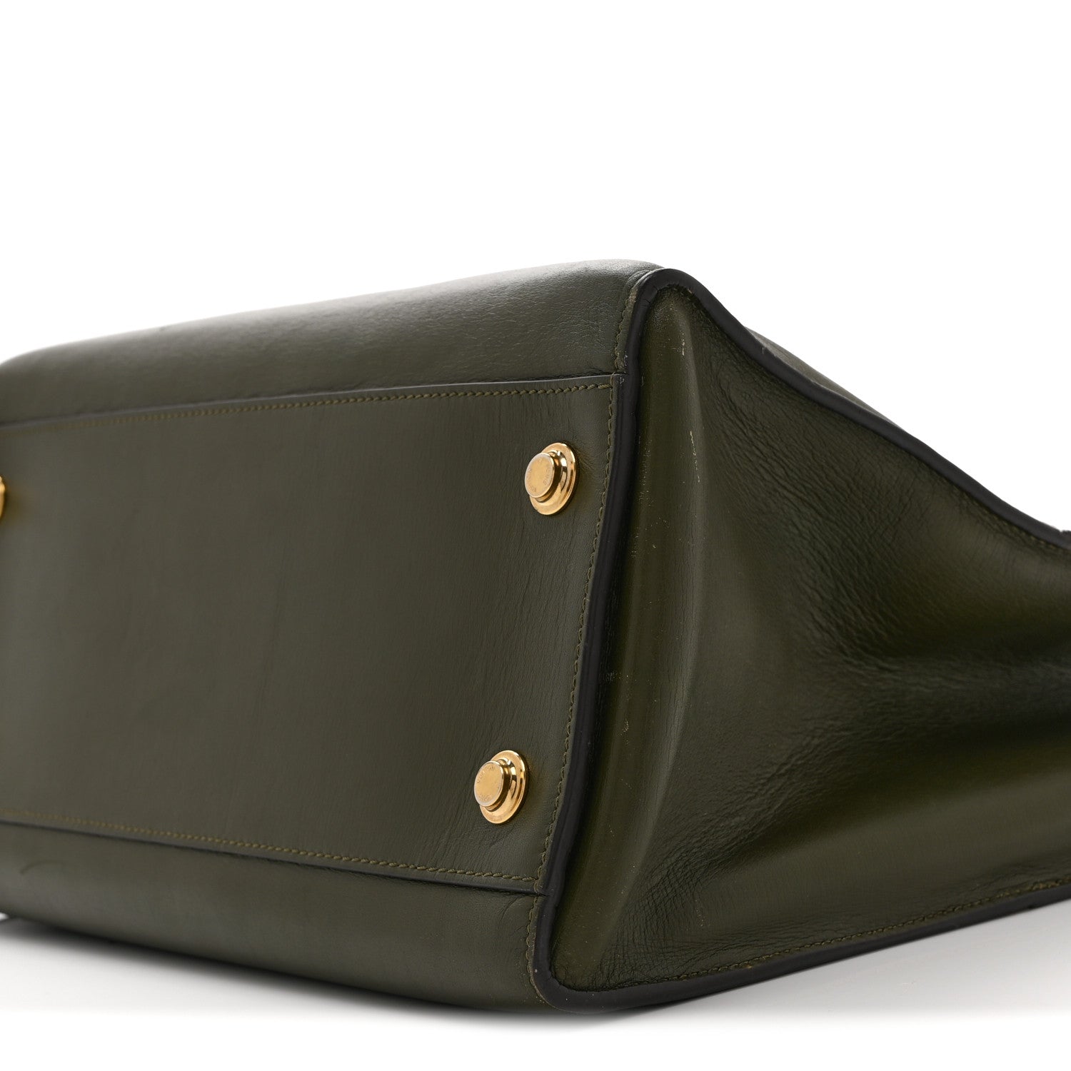 Louis Vuitton Taurillon City Steamer MM Kaki Creme Black