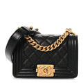 Chanel Caviar Quilted Mini Boy Flap Black