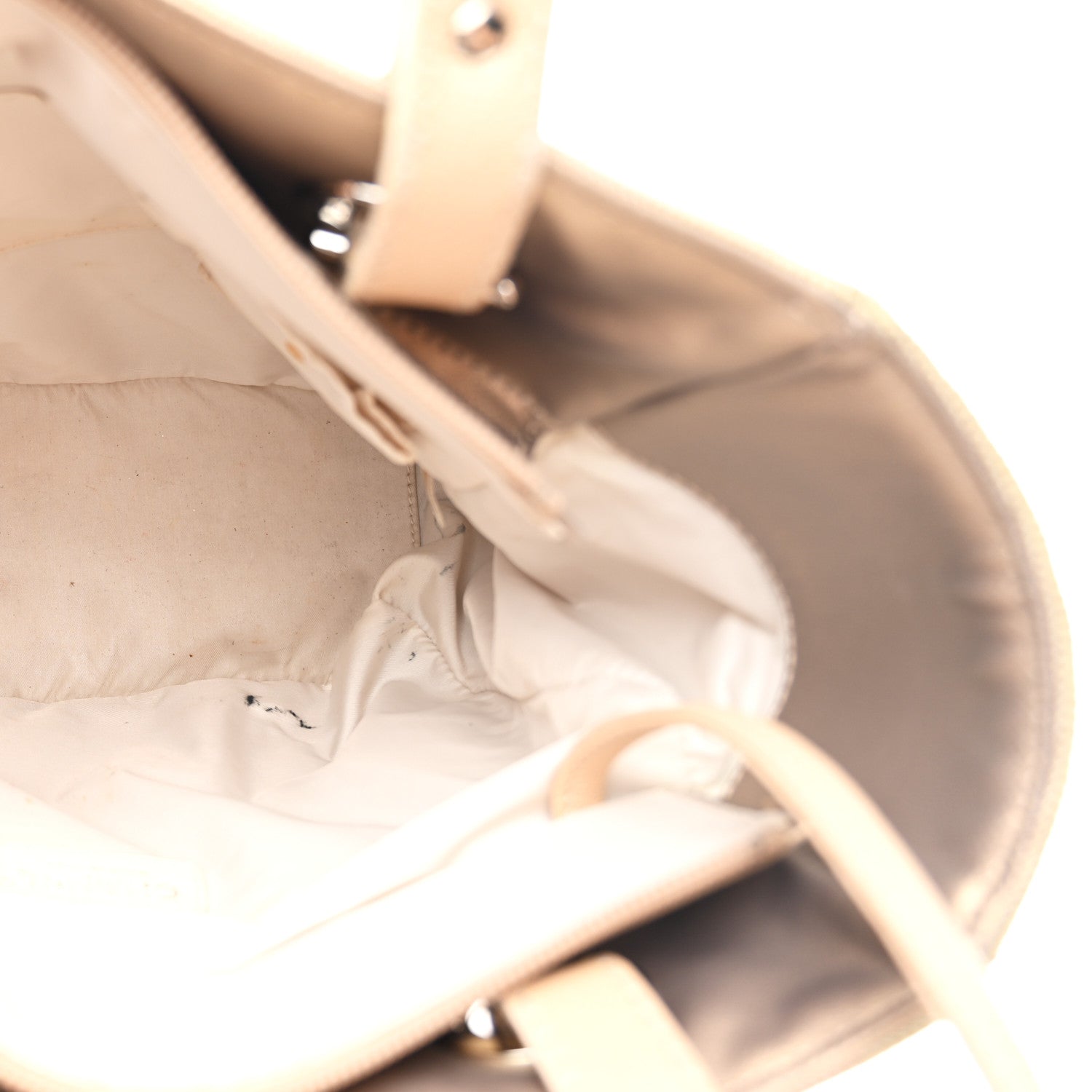 Chanel Metallic Coated Canvas Quilted Small Paris Biarritz Tote Gold