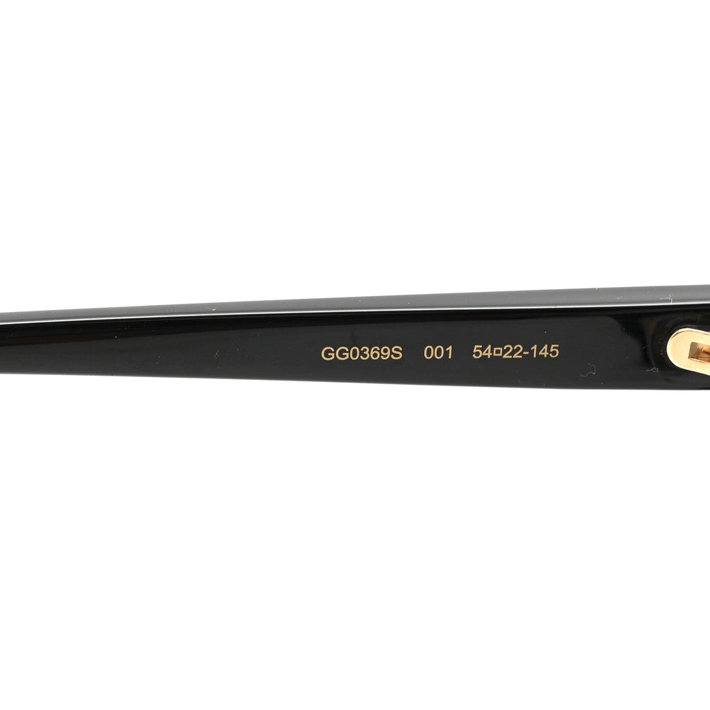 Gucci Acetate Cat Eye GG0369S Sunglasses Black
