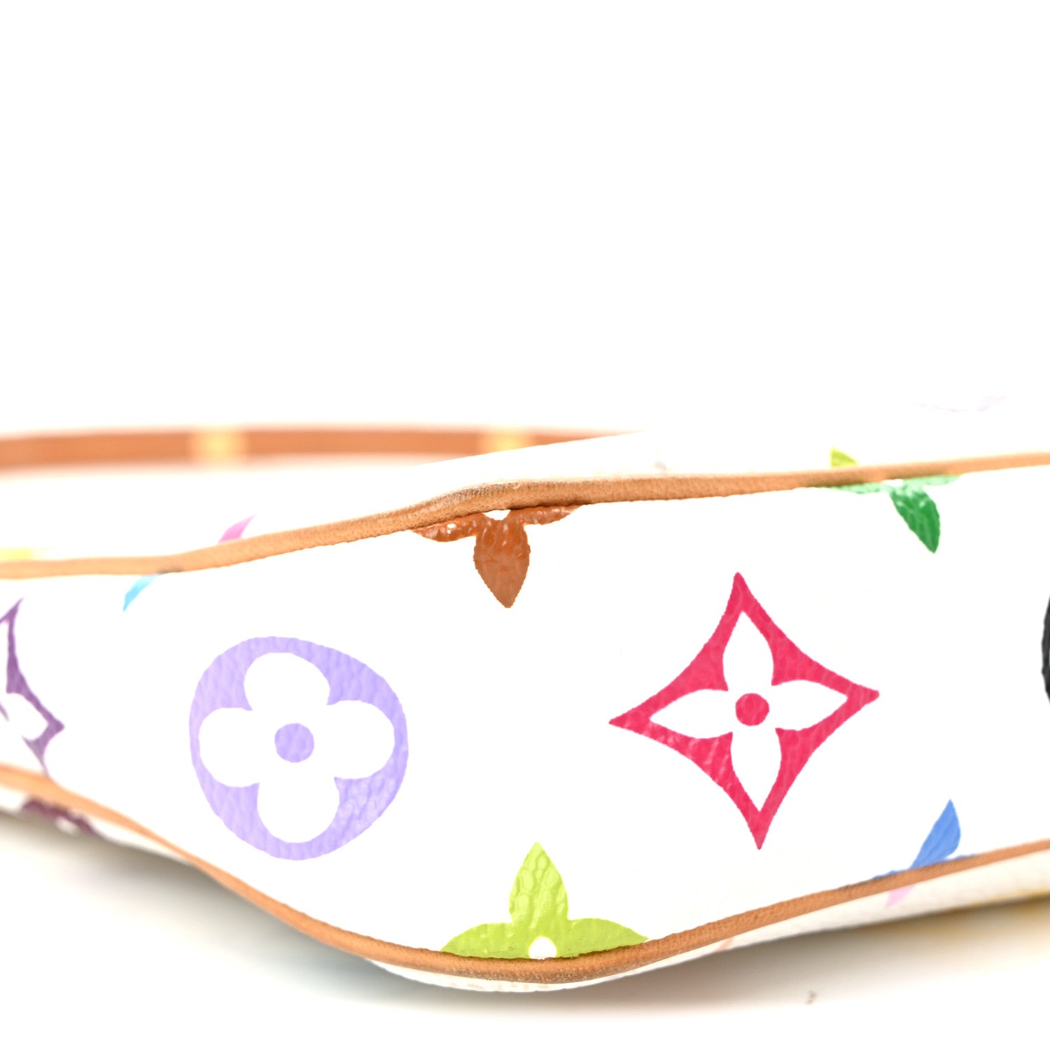 Louis Vuitton Monogram Multicolor Pochette Accessories White