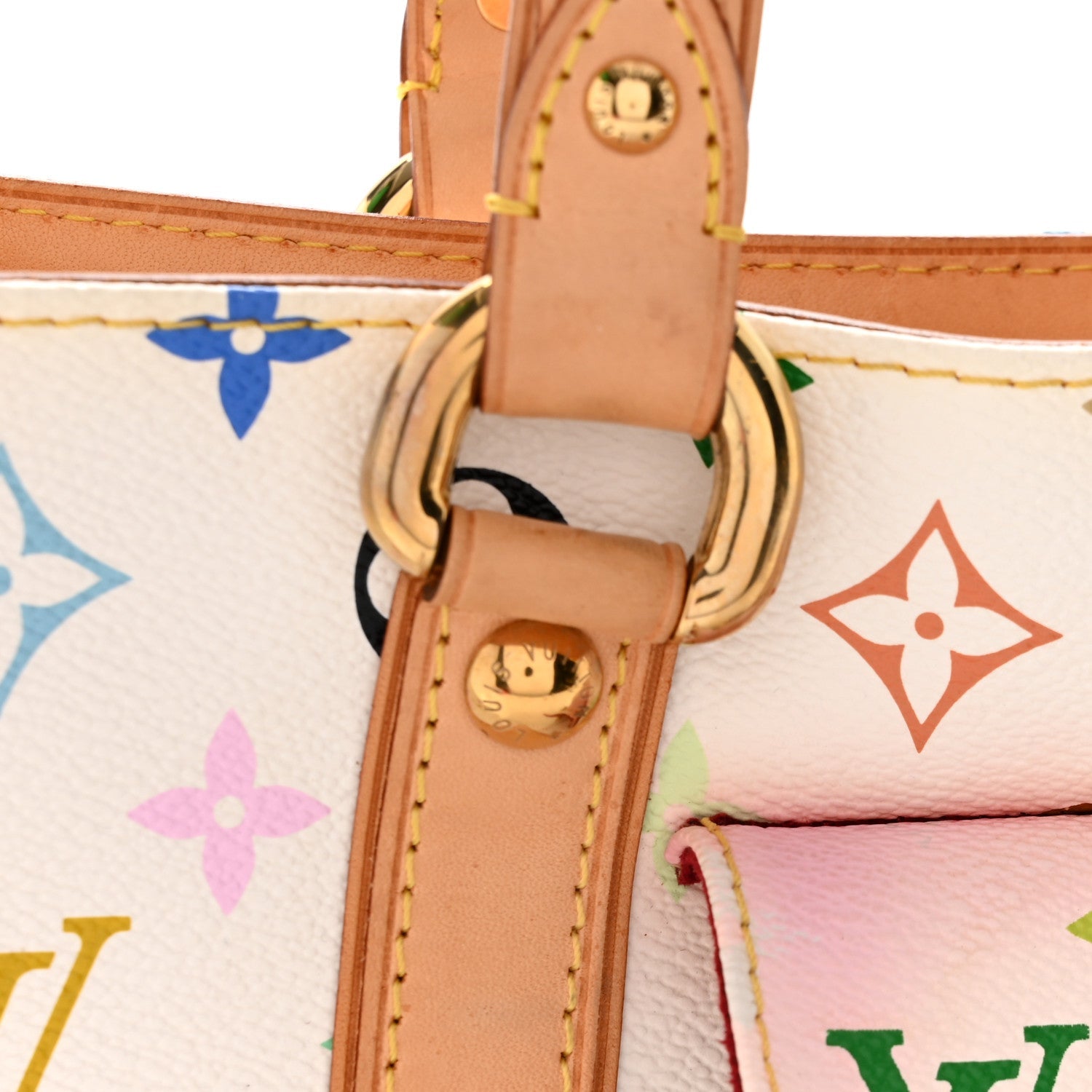 Louis Vuitton Monogram Multicolor Aurelia MM White
