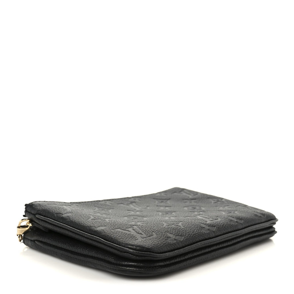 Louis Vuitton Empreinte Double Zip Pochette Black