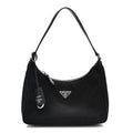 Prada Tessuto Nylon Saffiano Mini Re-Edition 2005 Bag Black