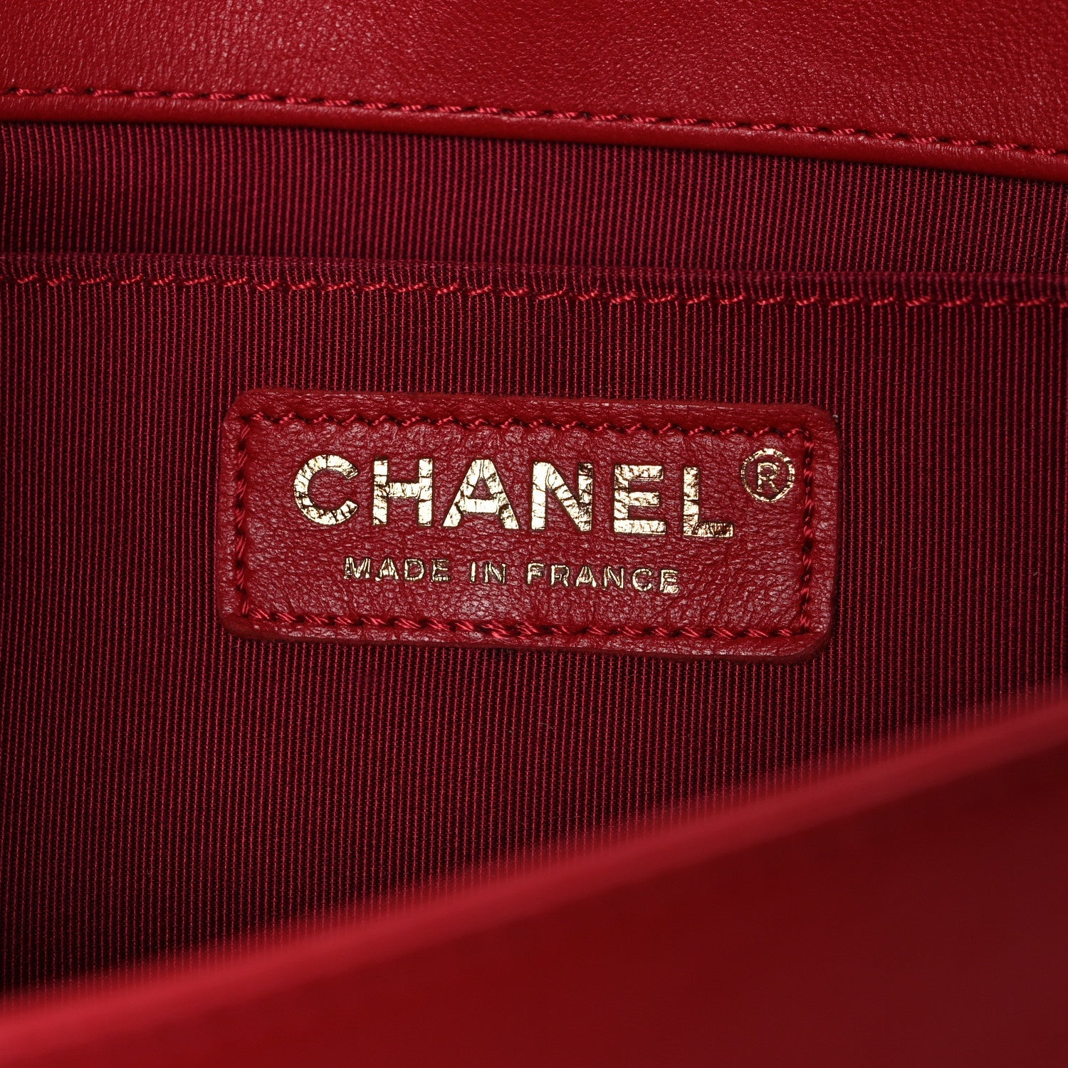 Chanel Lambskin Quilted Medium Boy Flap Red