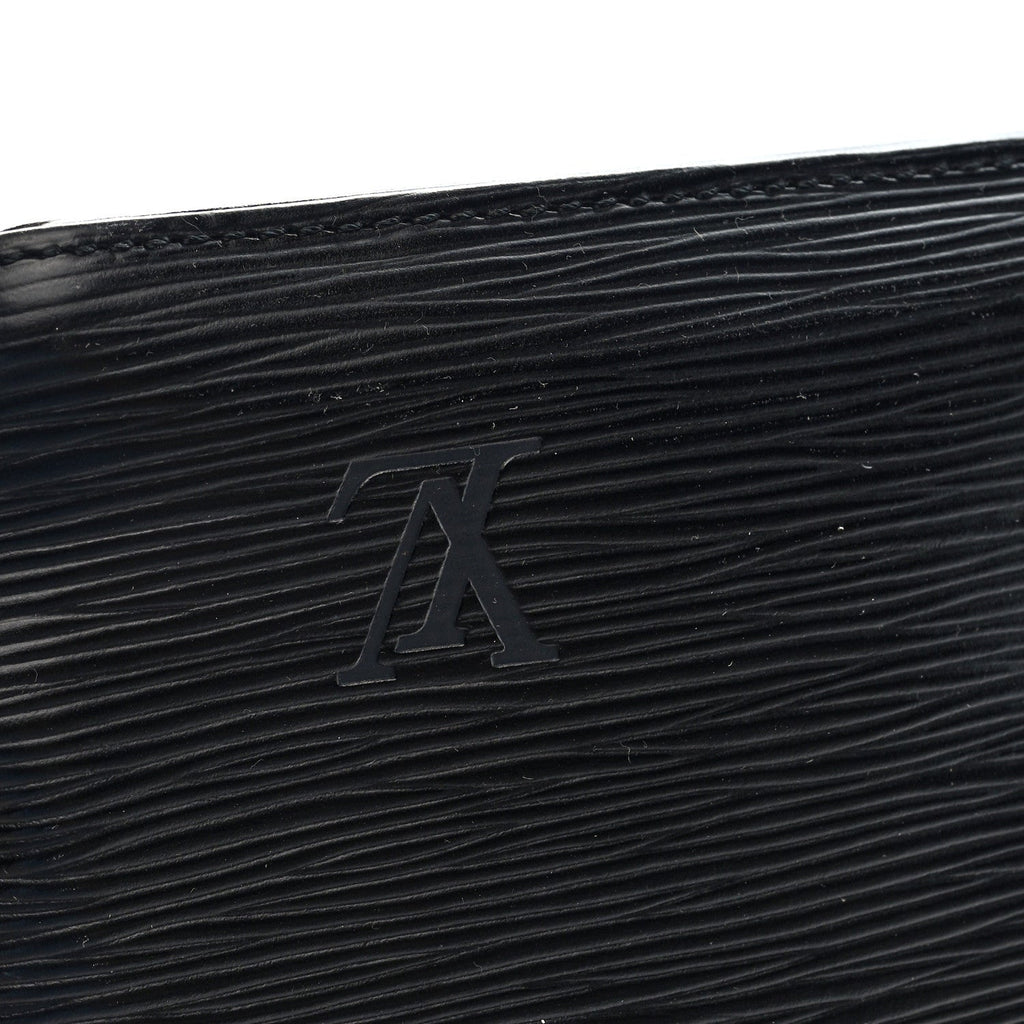 Louis Vuitton Epi Sac a Dos Drawstring Bag Black
