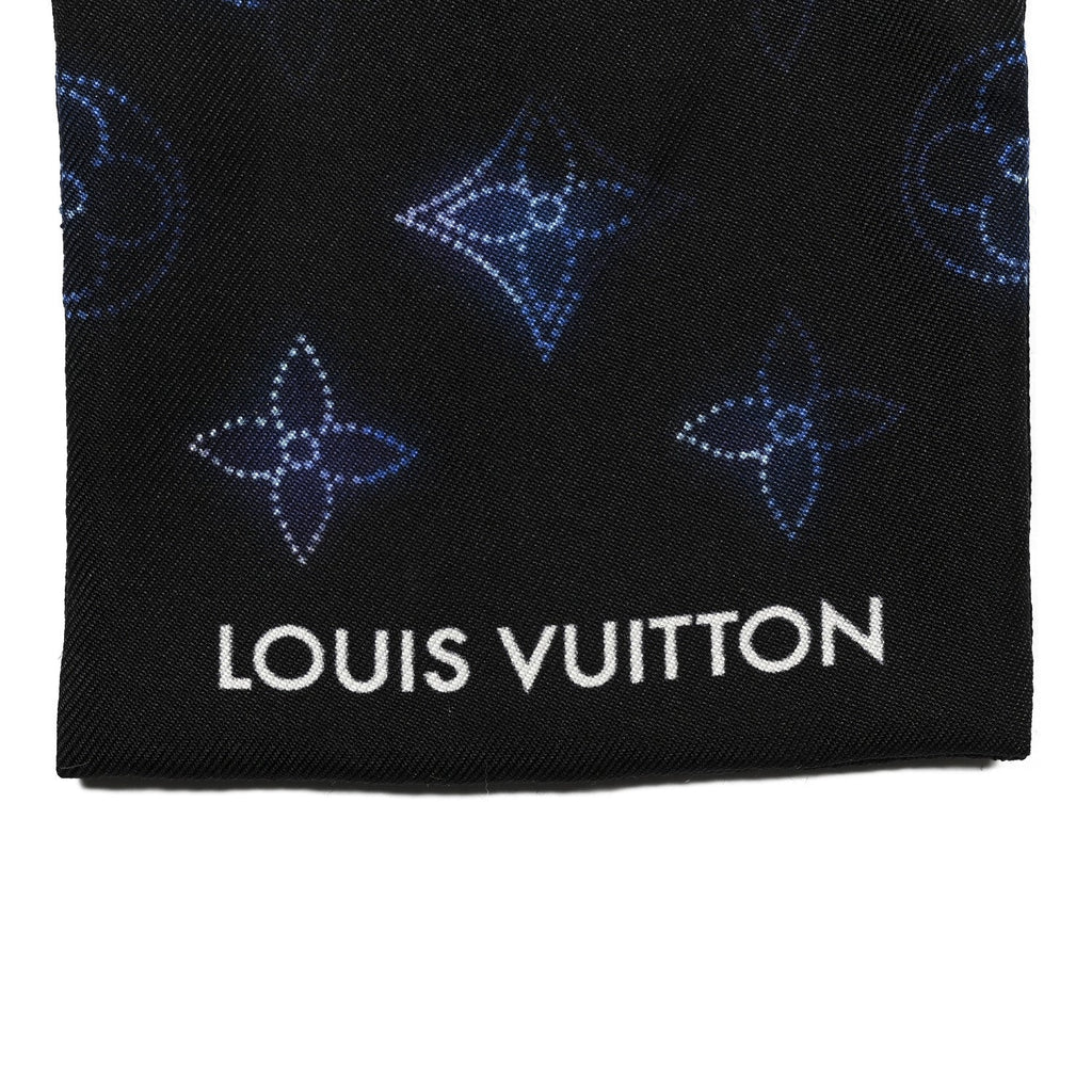 Louis Vuitton Silk Monogram Flight Mode Bandeau Blue