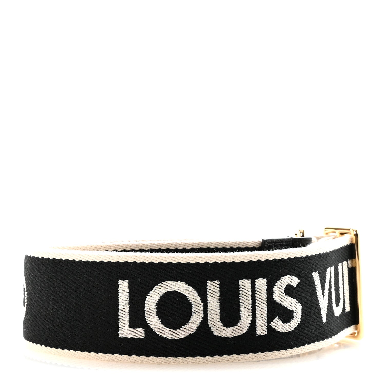 Louis Vuitton Jacquard Diane Shoulder Strap Black Ivory