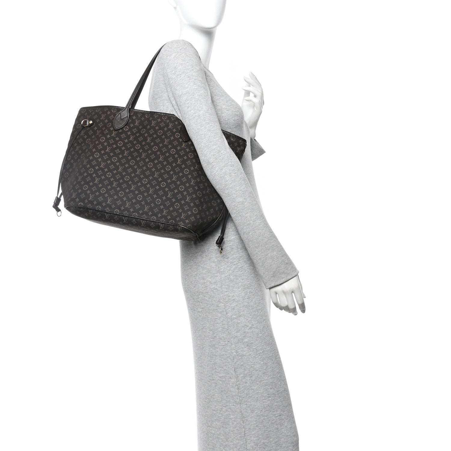 Louis Vuitton Monogram Idylle Neverfull MM Fusain