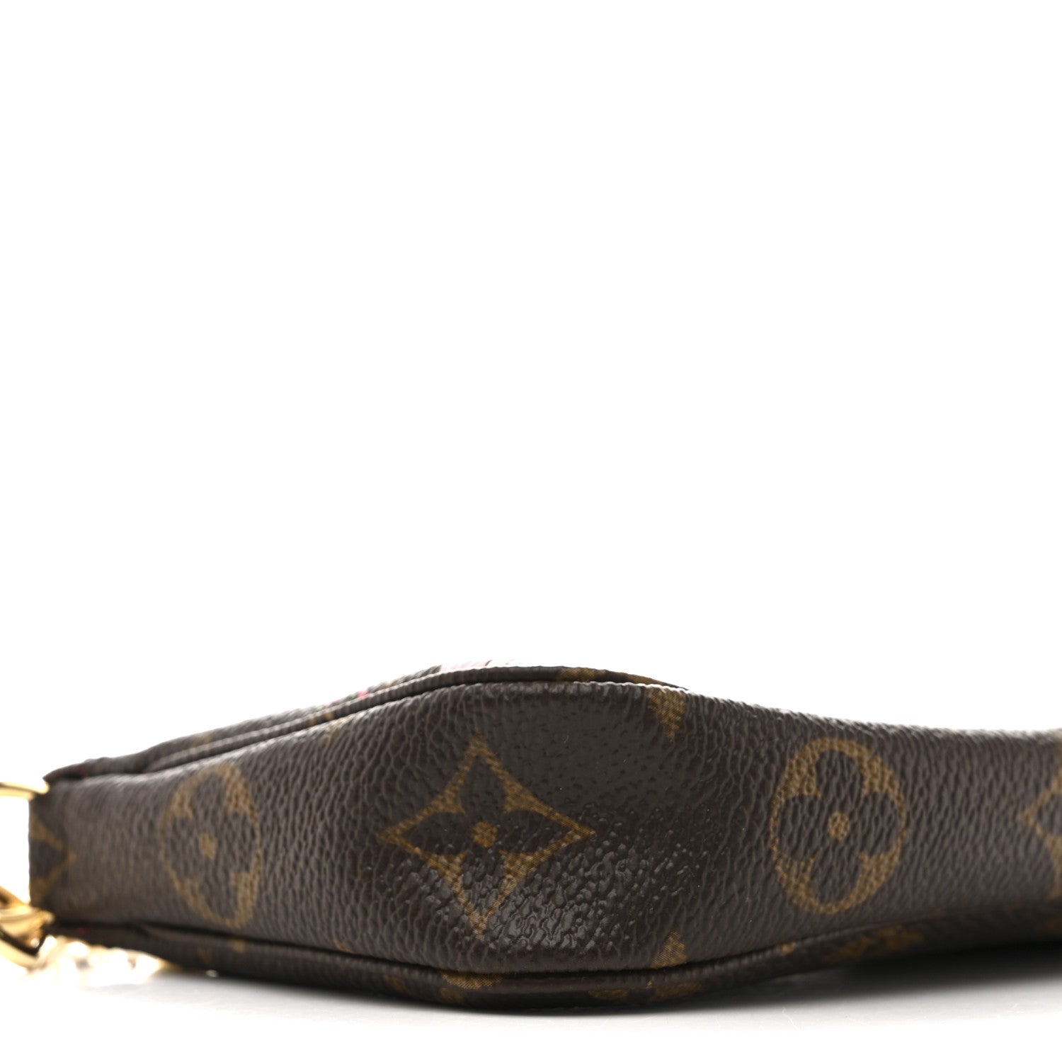 Louis Vuitton Monogram 2022 Christmas Animation Seoul Mini Pochette Accessories Fuchsia