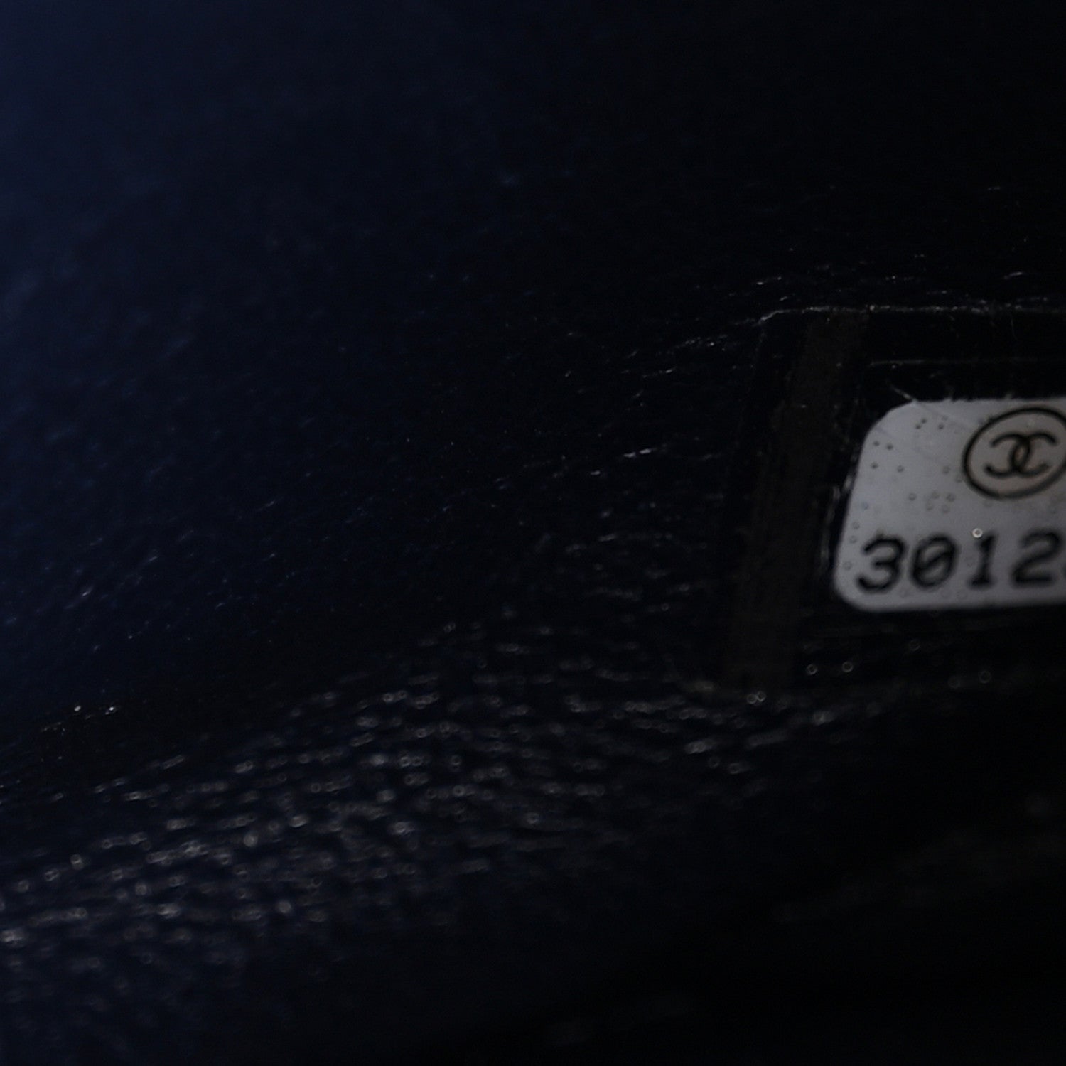 Chanel Tweed Sequin Timeless Classic Chained Double Flap Navy Blue