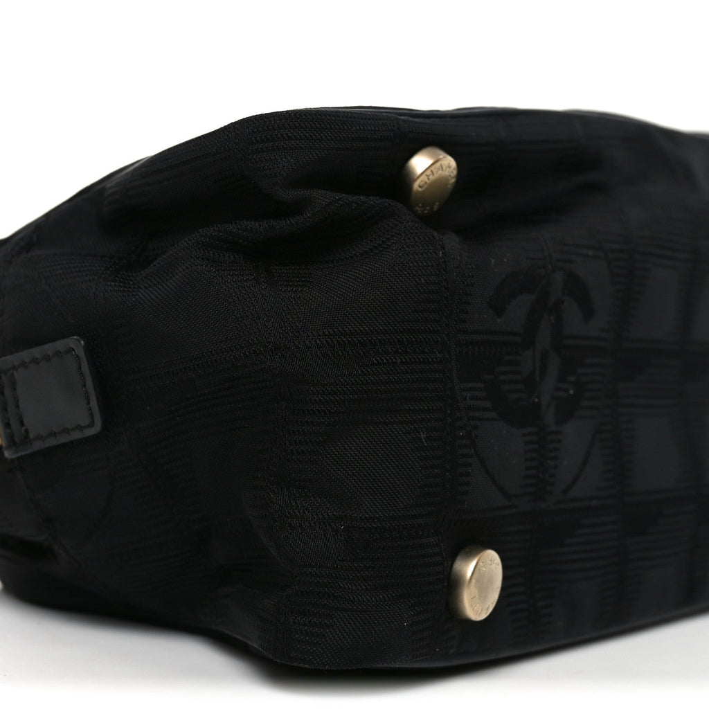 Chanel Nylon Travel Bowler Black