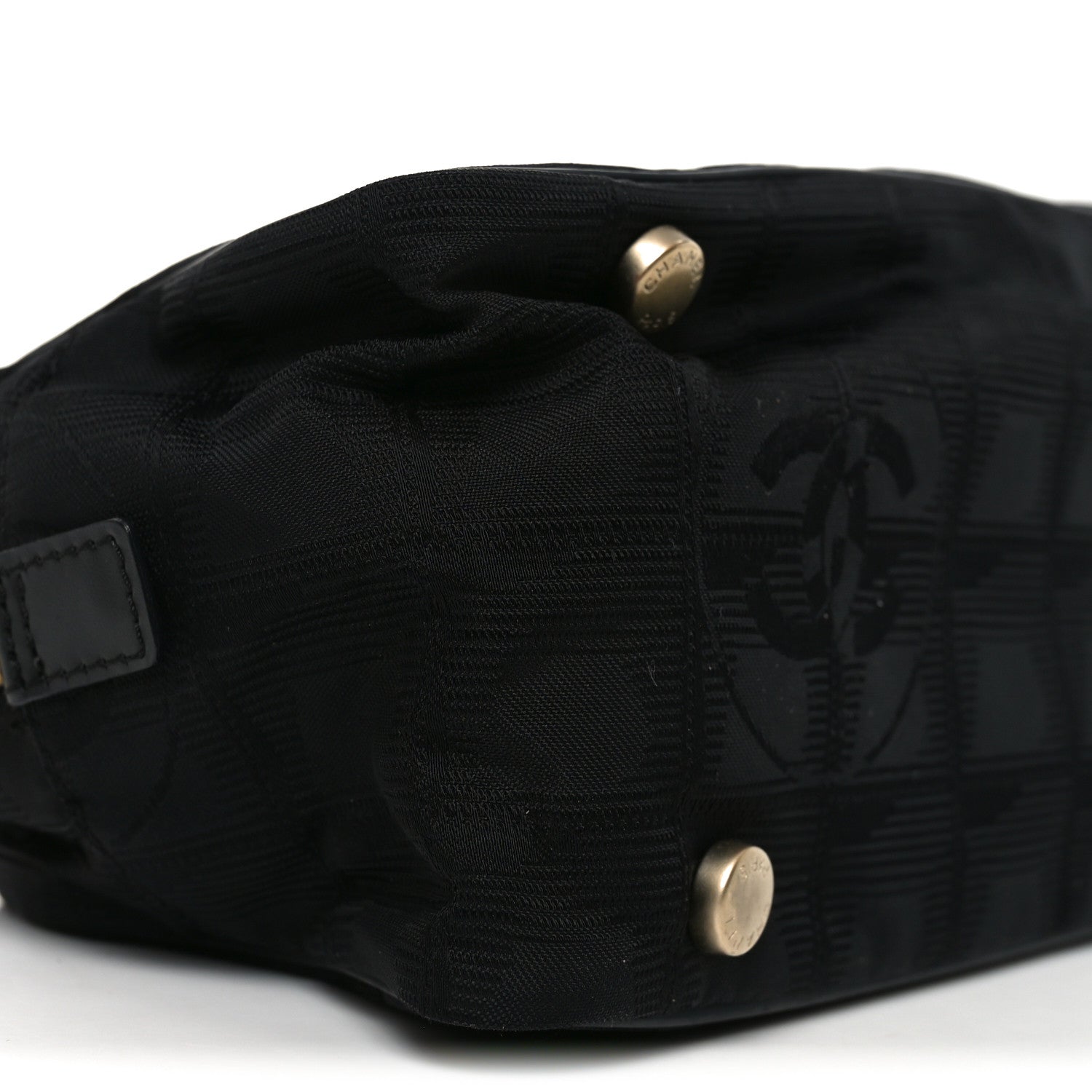 Chanel Nylon Travel Bowler Black