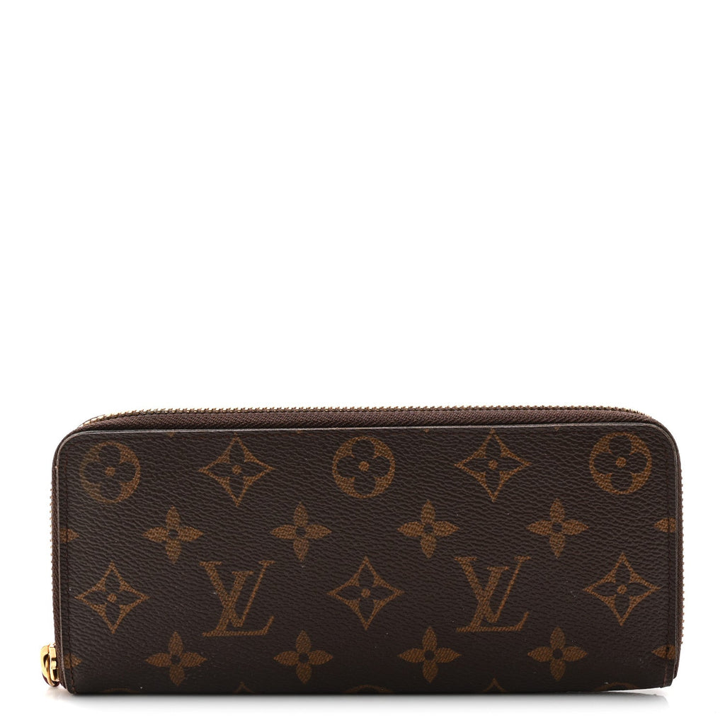 Louis Vuitton Monogram Clemence Wallet Fuchsia