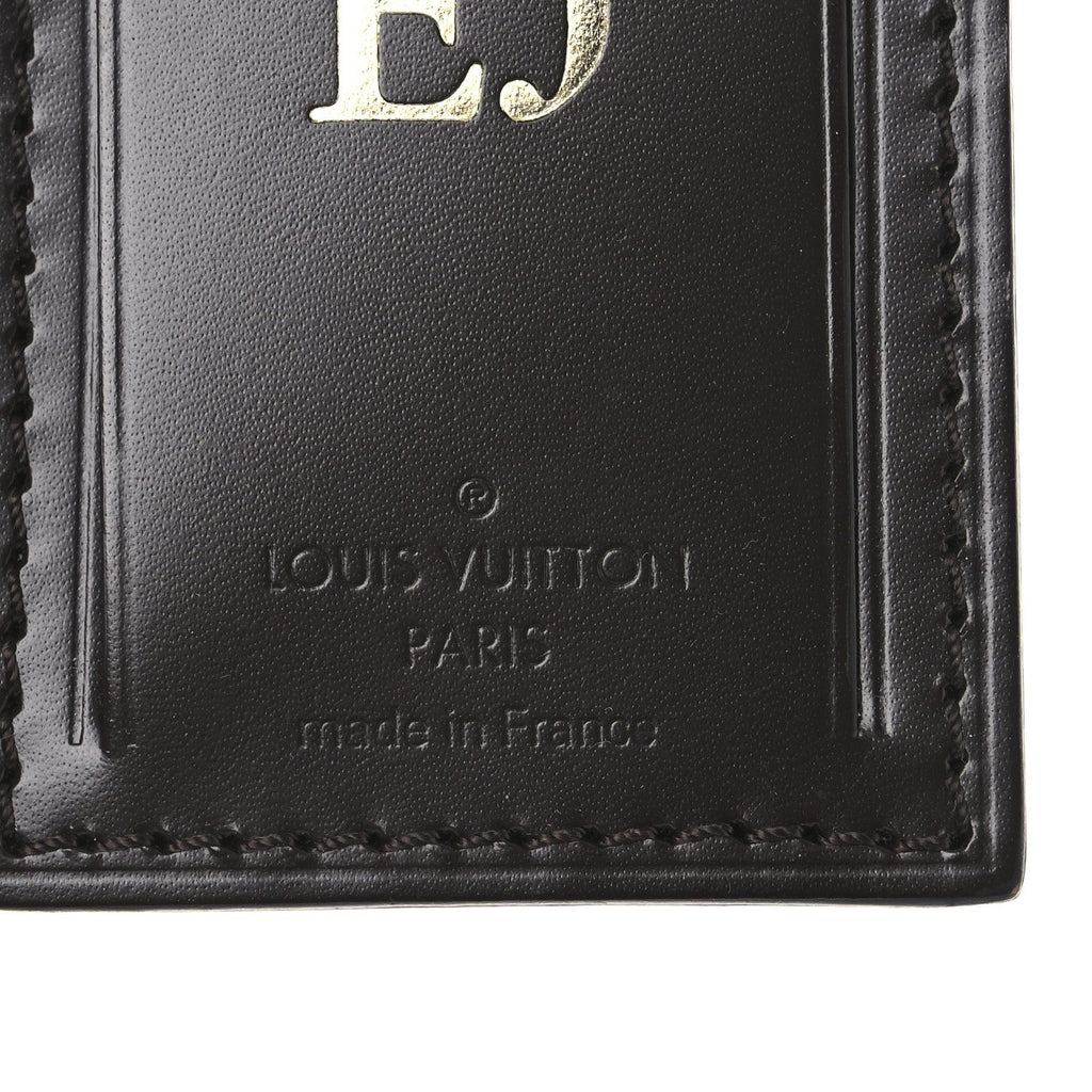 Louis Vuitton Calfskin Luggage Tag Ebene