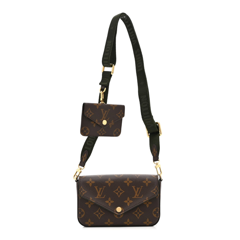 Louis Vuitton Monogram Felicie Strap & Go Kaki