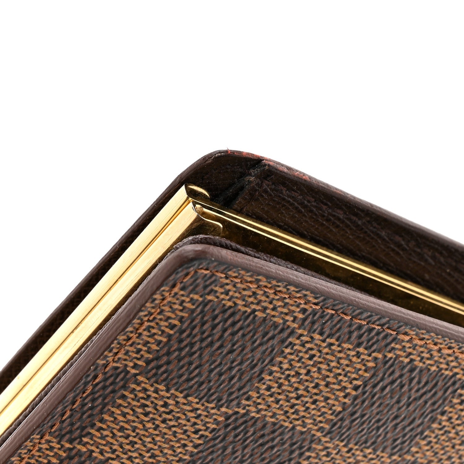 Louis Vuitton Damier Ebene Continental French Purse Wallet