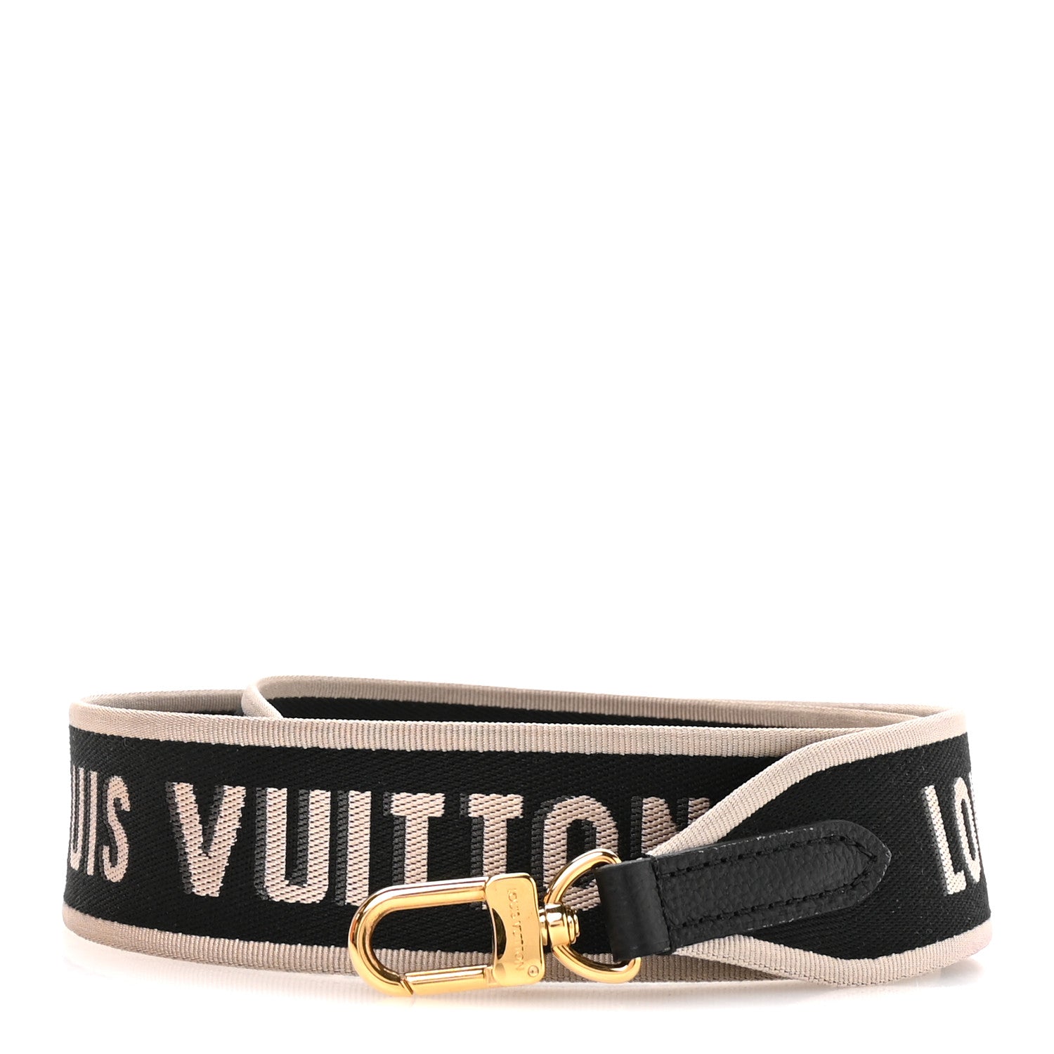 Louis Vuitton Jacquard Diane Shoulder Strap Black Ivory