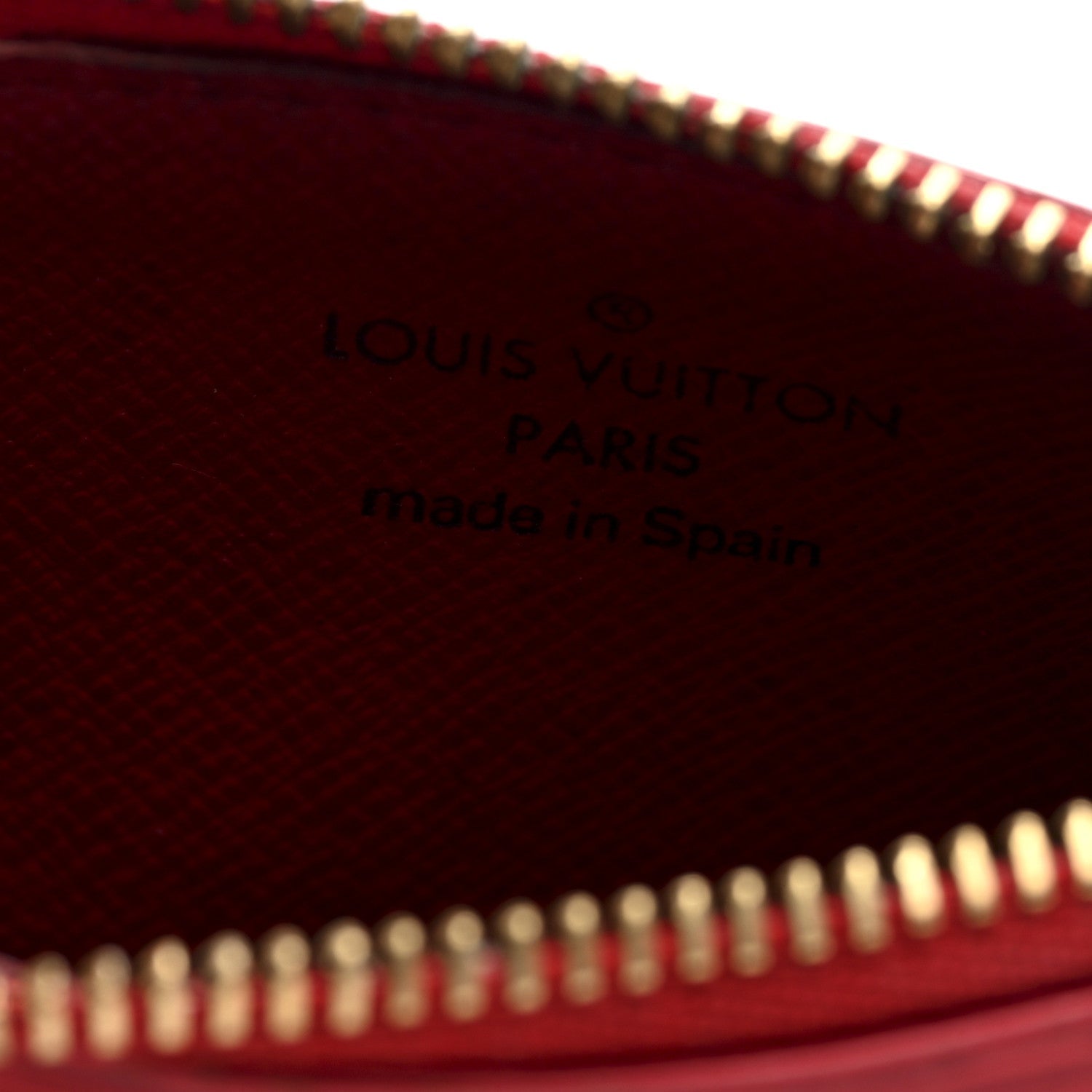 Louis Vuitton Epi Key Pouch Castillan Red