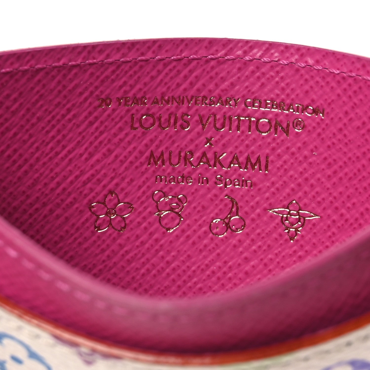 Louis Vuitton LV X TM Monogram Multicolor Card Holder Kawaii Pink