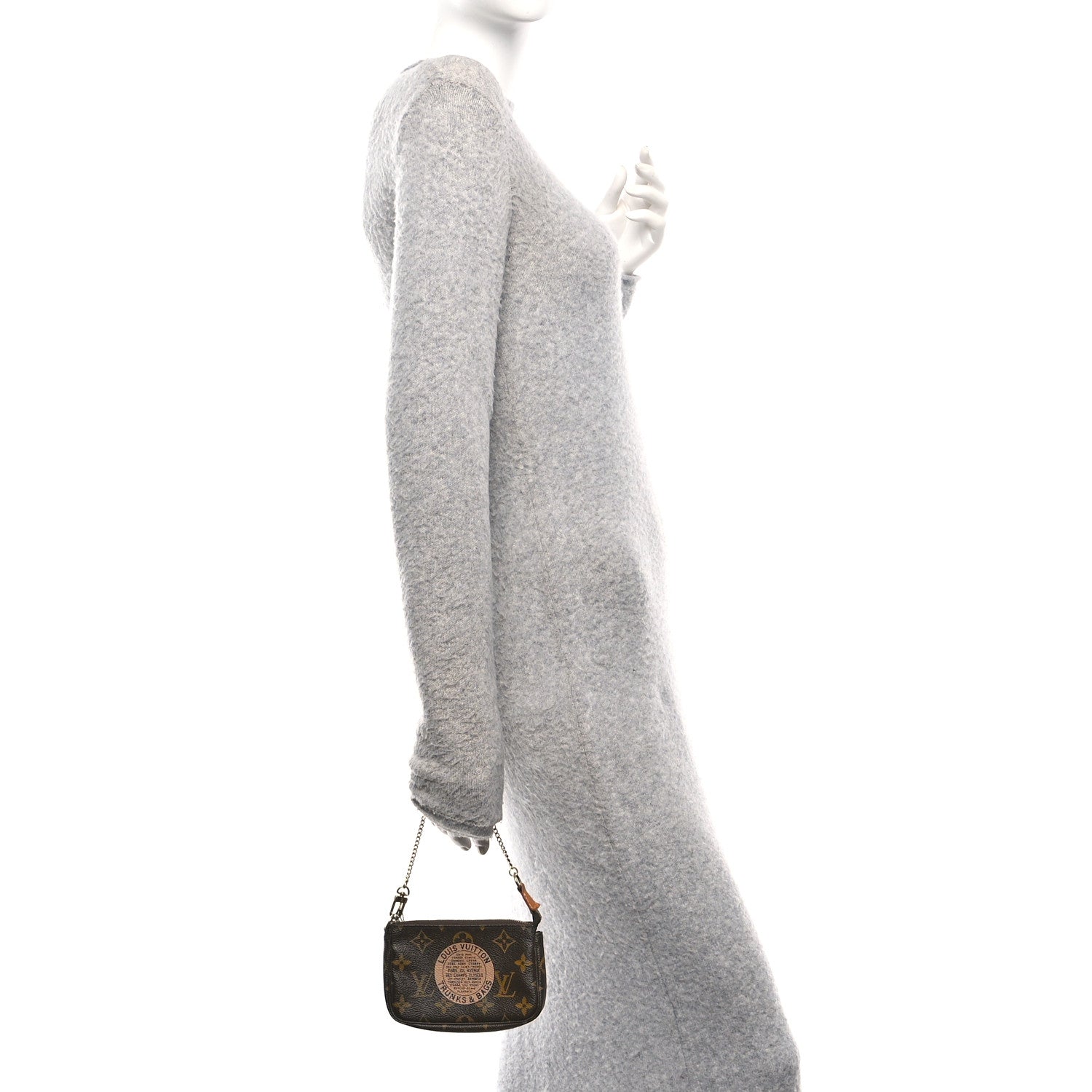 Louis Vuitton Monogram Complice Trunks and Bags Mini Pochette Accessories Beige