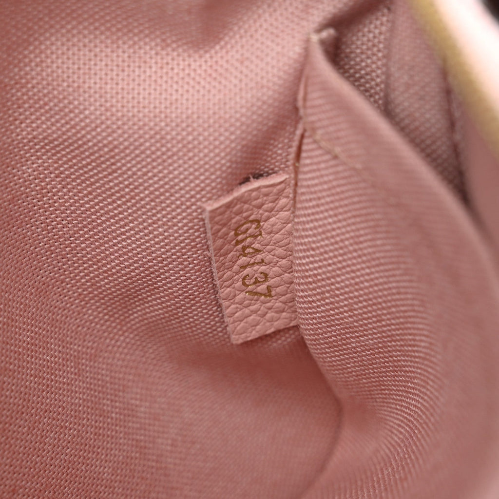 Louis Vuitton Monogram Pallas Clutch Rose Poudre