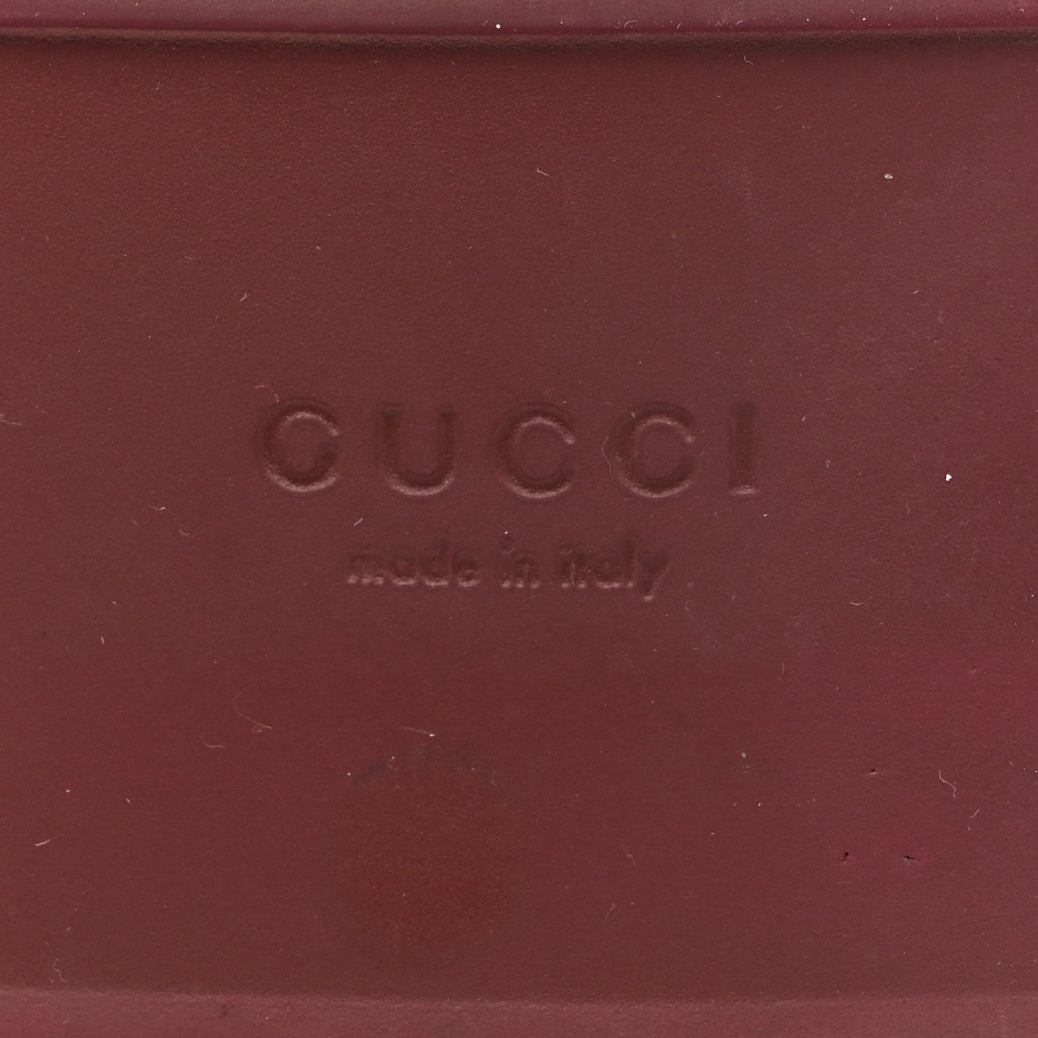 Gucci GG Supreme Monogram Womens Horsebit Slippers 41 Rosso Ancora