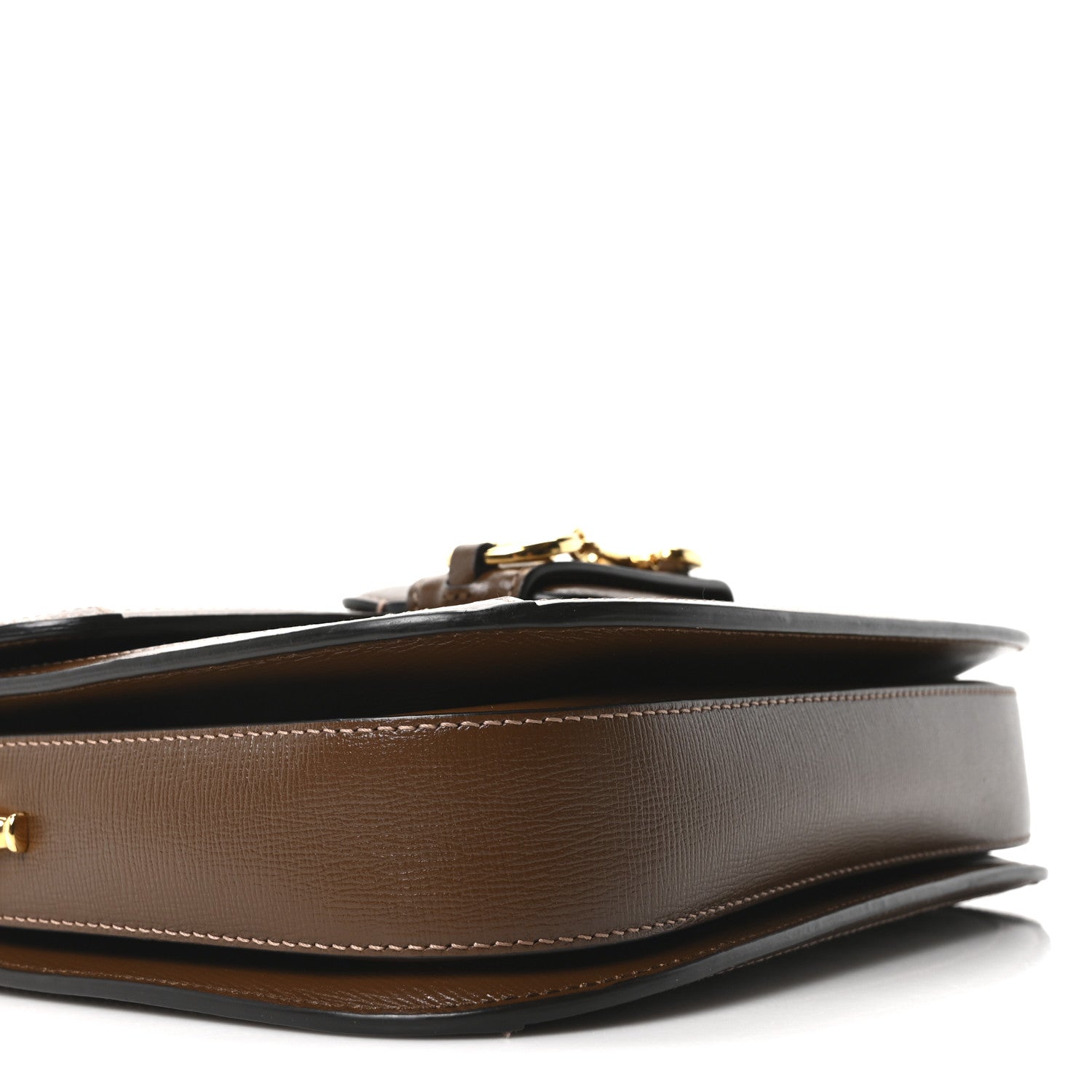 Gucci GG Supreme Monogram Horsebit 1955 Shoulder Bag Beige Brown Sugar