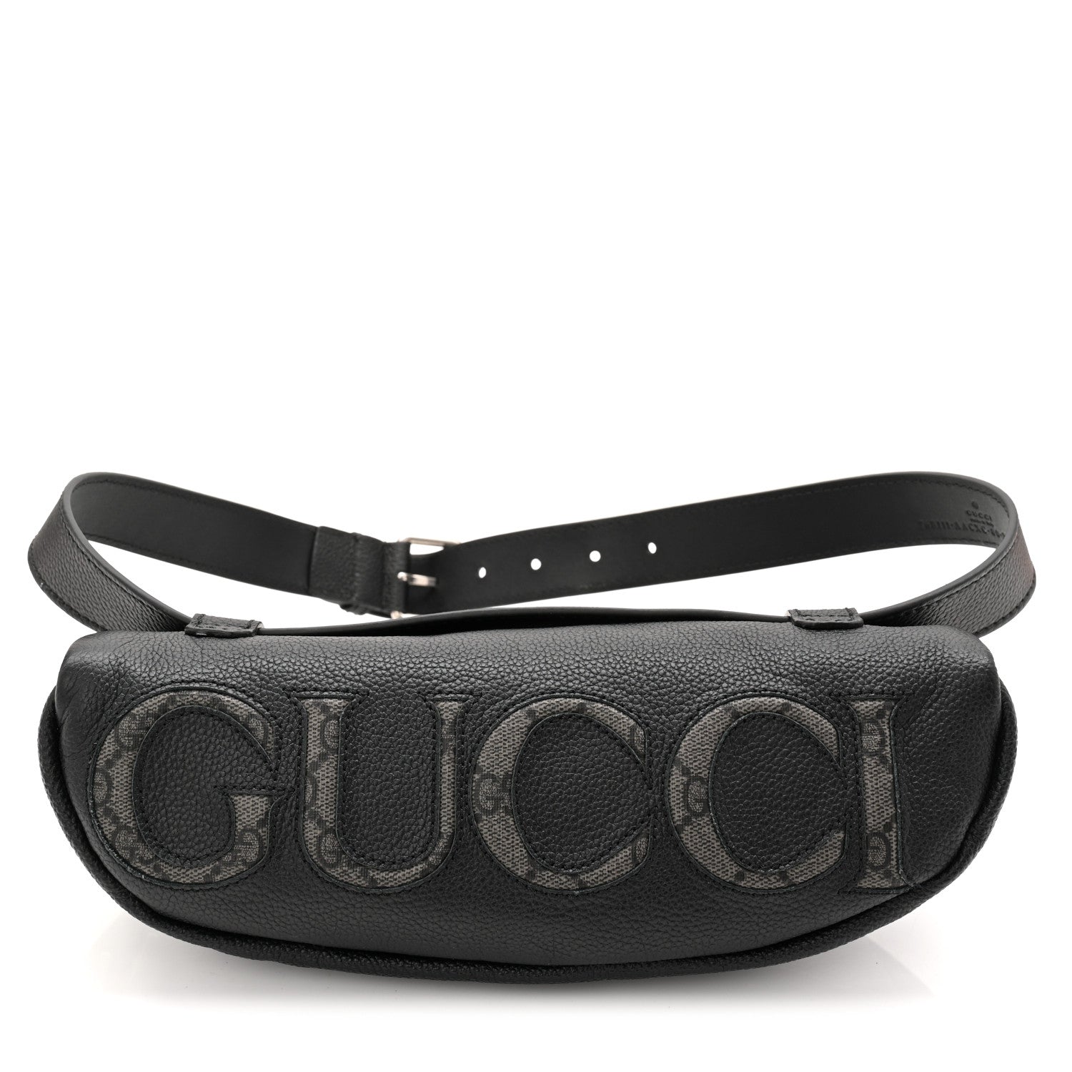 Gucci Grained Calfskin Embossed GG Monogram Belt Bag 80 32