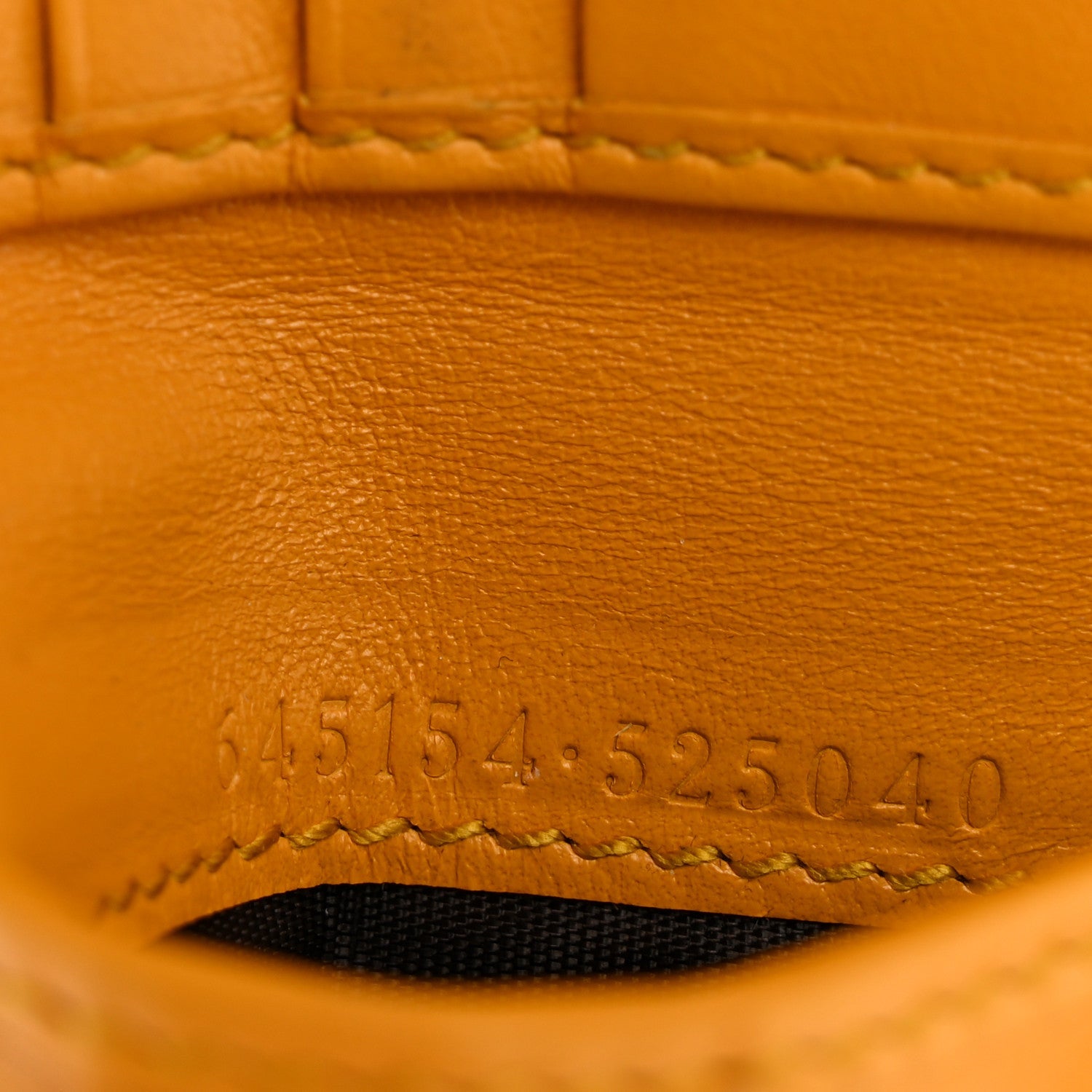 Gucci Calfskin GG Tennis Embossed Bi-Fold Wallet Yellow Tangerine