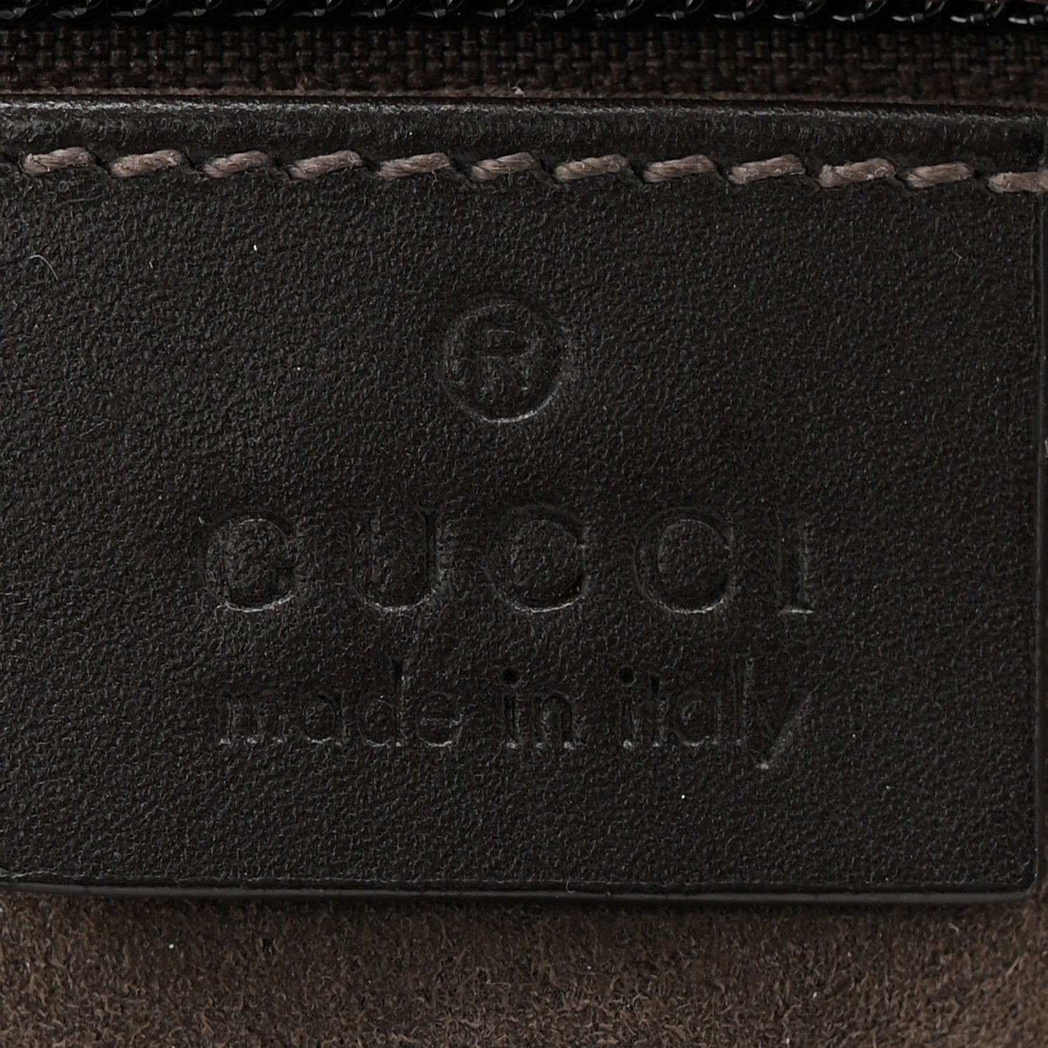 Gucci GG Supreme Monogram Medium Flat Messenger Bag Beige Brown