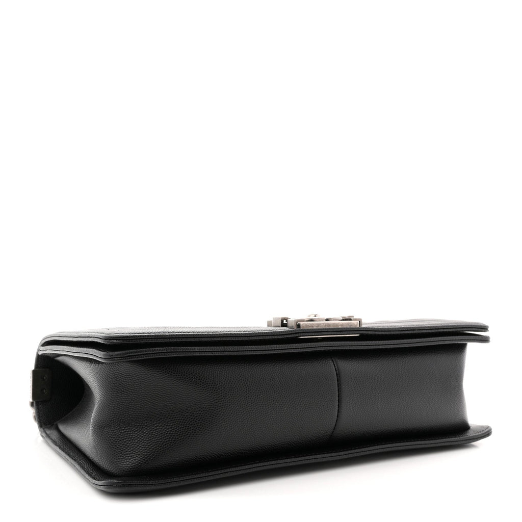 Chanel Caviar Quilted New Medium Boy Flap Black