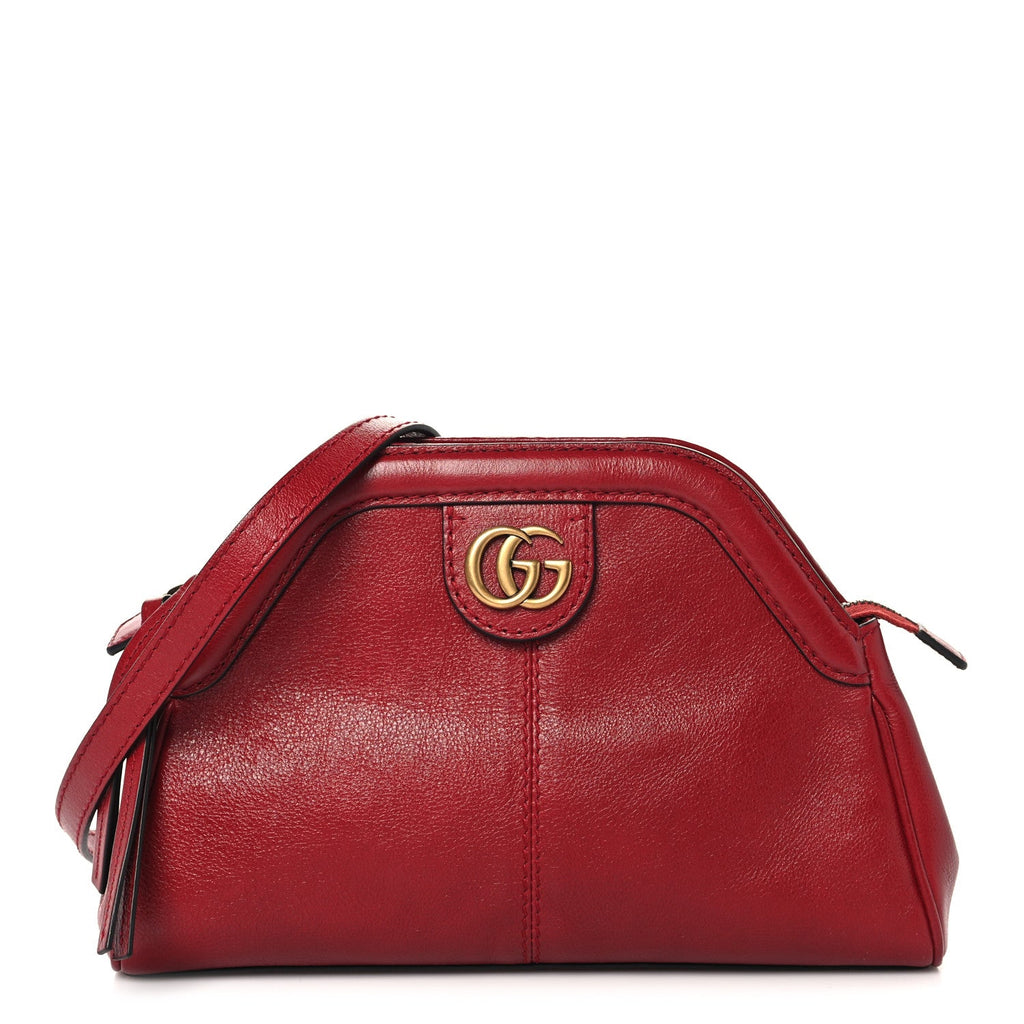 Gucci Piuma Lux Calfskin Small Re(Belle) Crossbody Bag Romantic Cerise