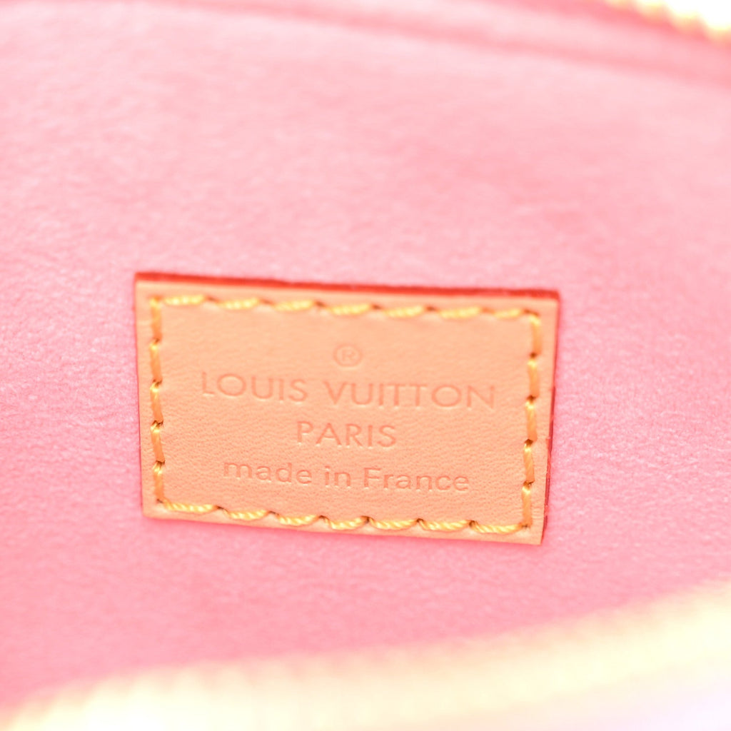 Louis Vuitton Vernis Monogram Nano Speedy Mochi Pink