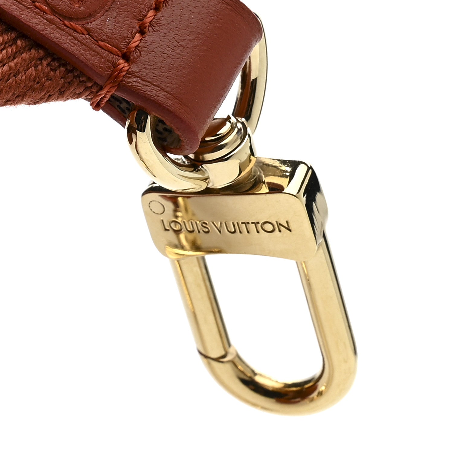 Louis Vuitton Nylon Coussin Shoulder Strap Terracotta Brown