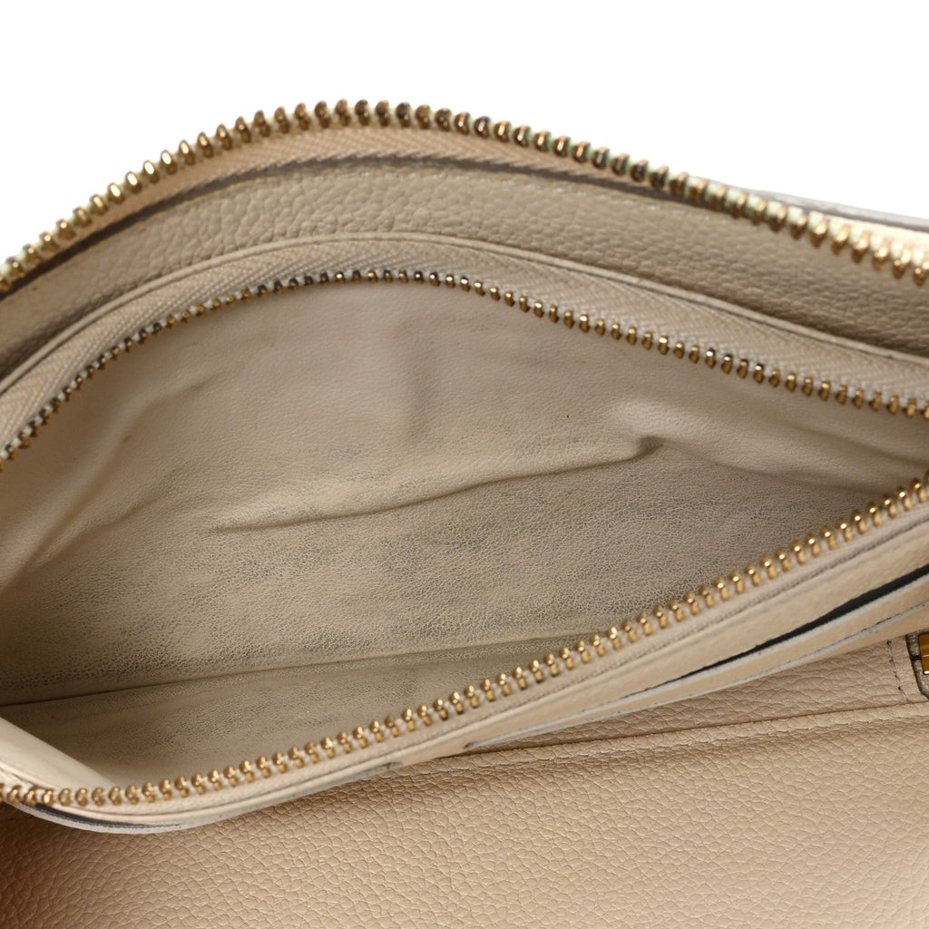Louis Vuitton Empreinte Zippy Organizer Wallet White