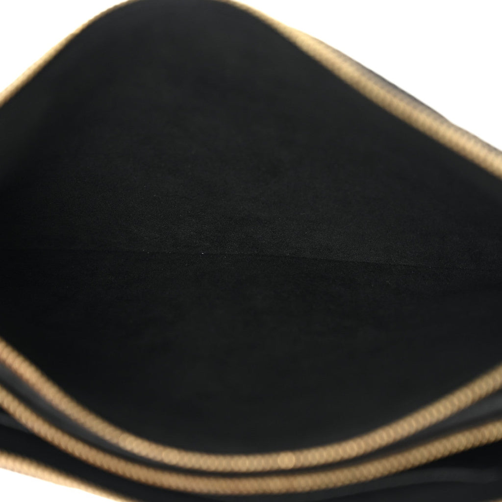 Louis Vuitton Empreinte Double Zip Pochette Black