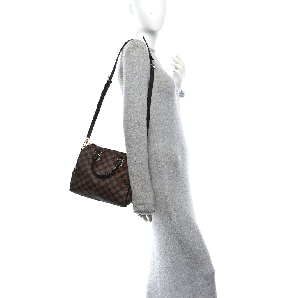 Louis Vuitton Damier Ebene Speedy Bandouliere 25