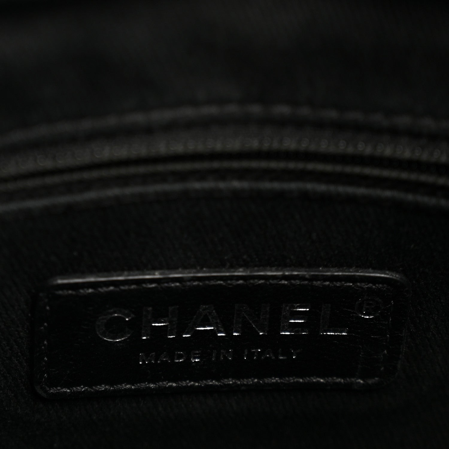 Chanel Canvas Deauville Drawstring Bucket Bag Black