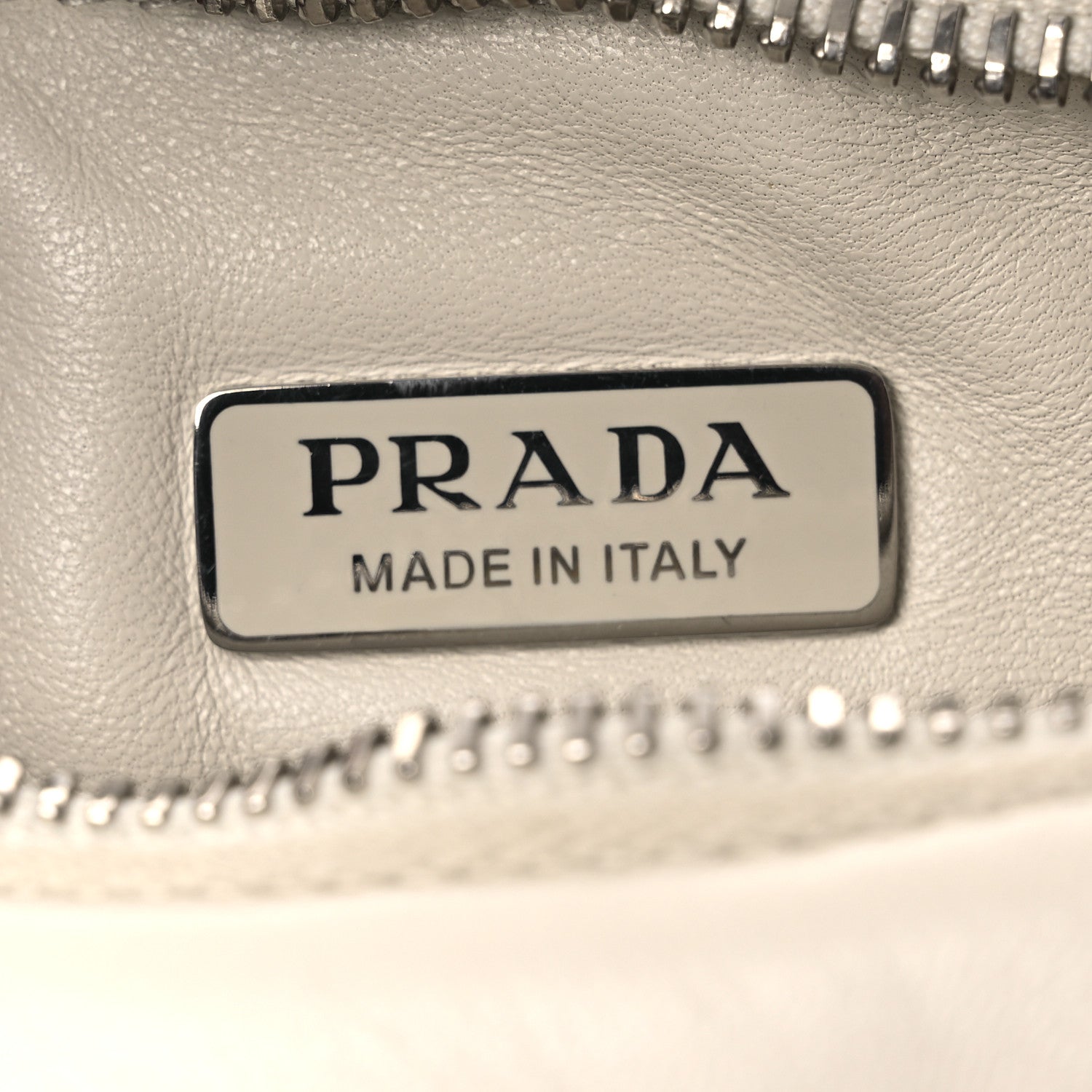 Prada Nappa Soft Padded Mini Bag White