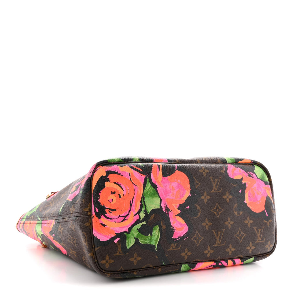 Louis Vuitton Monogram Roses Neverfull MM