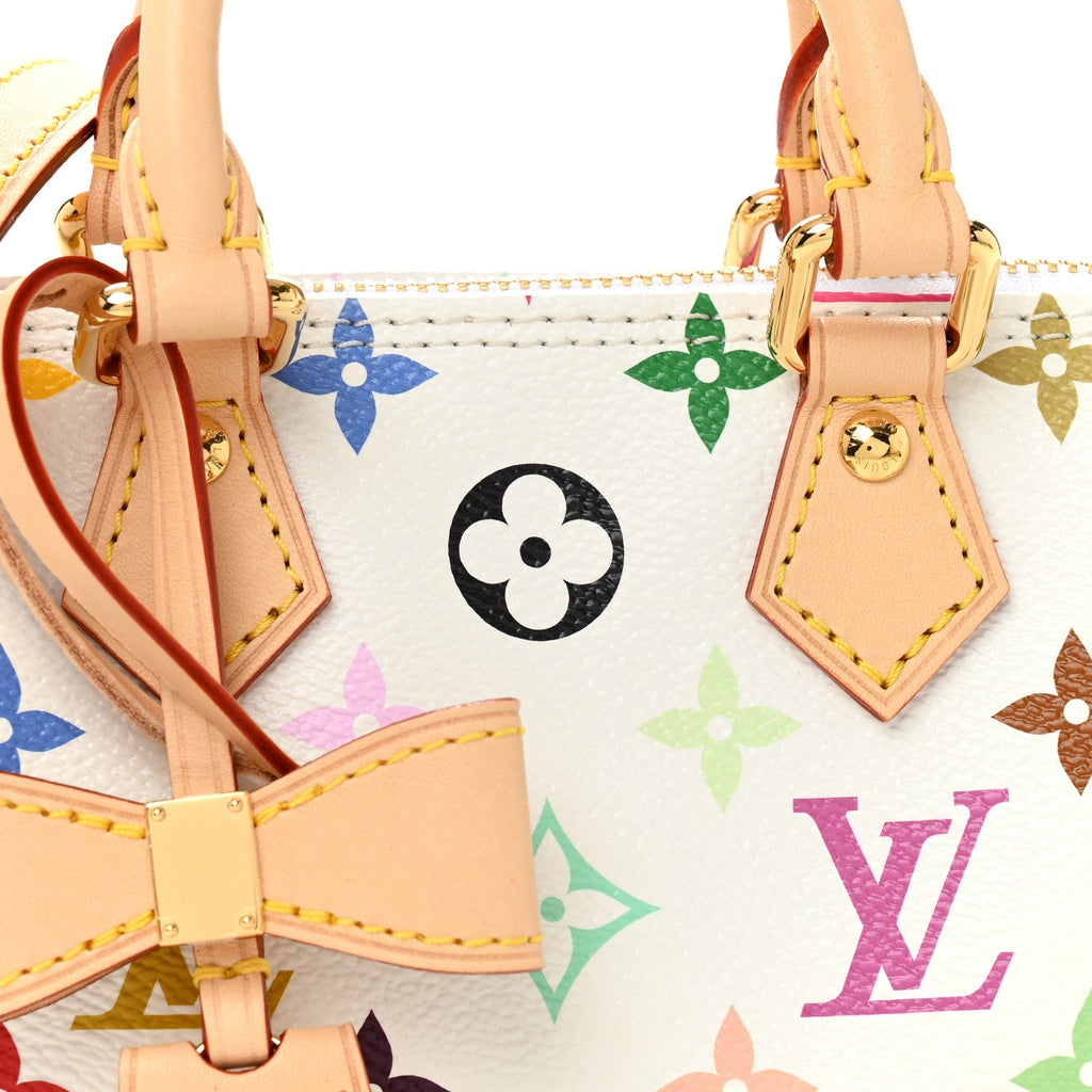 Louis Vuitton LV X TM Monogram Multicolor Nano Speedy White