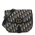 Christian Dior Oblique Medium Bobby Flap Blue
