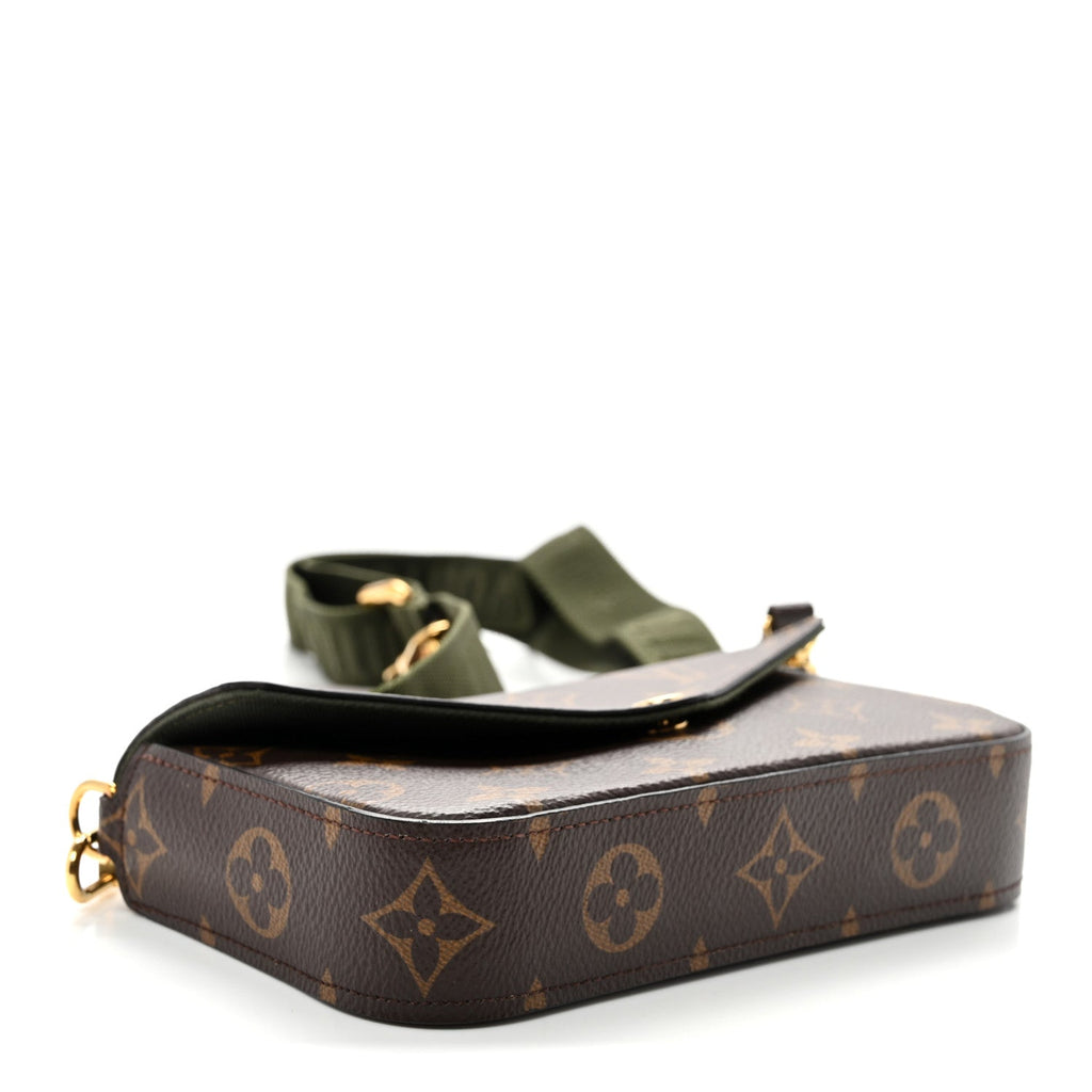 Louis Vuitton Monogram Felicie Strap & Go Kaki