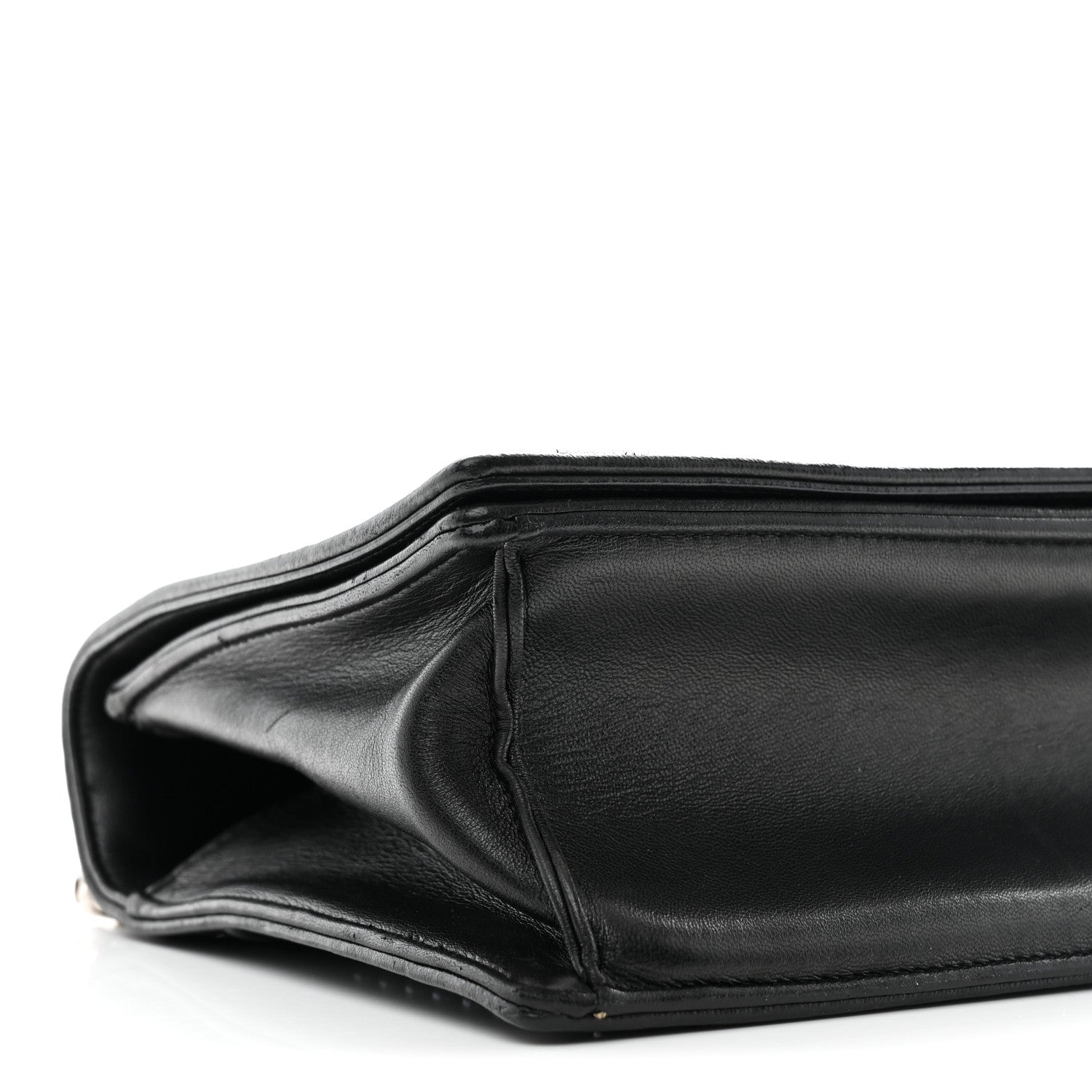 Christian Dior Lambskin Multi Studded Medium Diorama Flap Bag Black