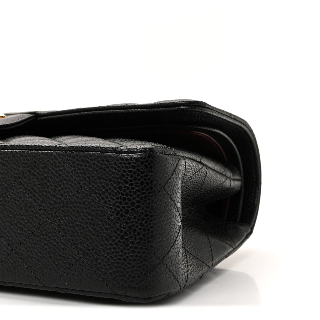Chanel Caviar Quilted Medium Double Flap Black
