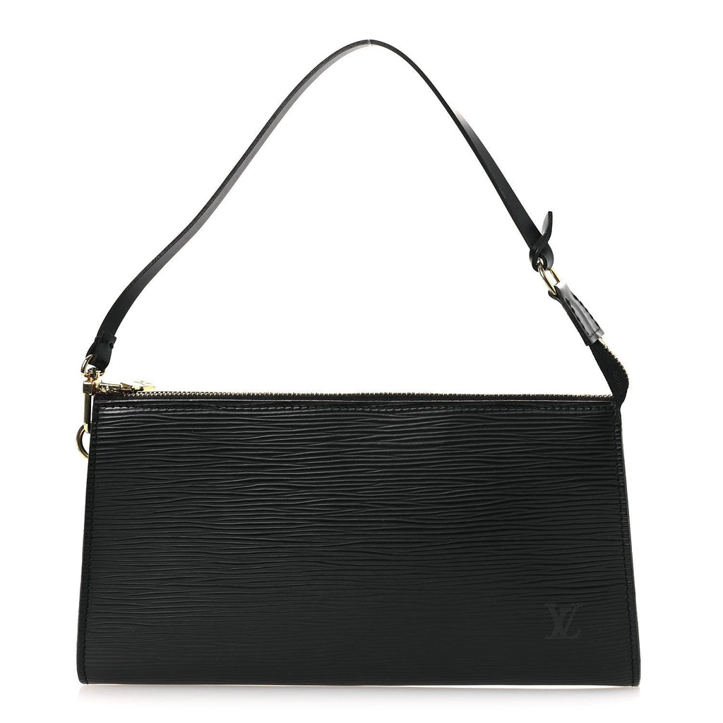 Louis Vuitton Epi Pochette Accessories 24 Black