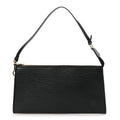 Louis Vuitton Epi Pochette Accessories 24 Black