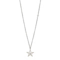 Ruthenium Crystal Star CC Necklace