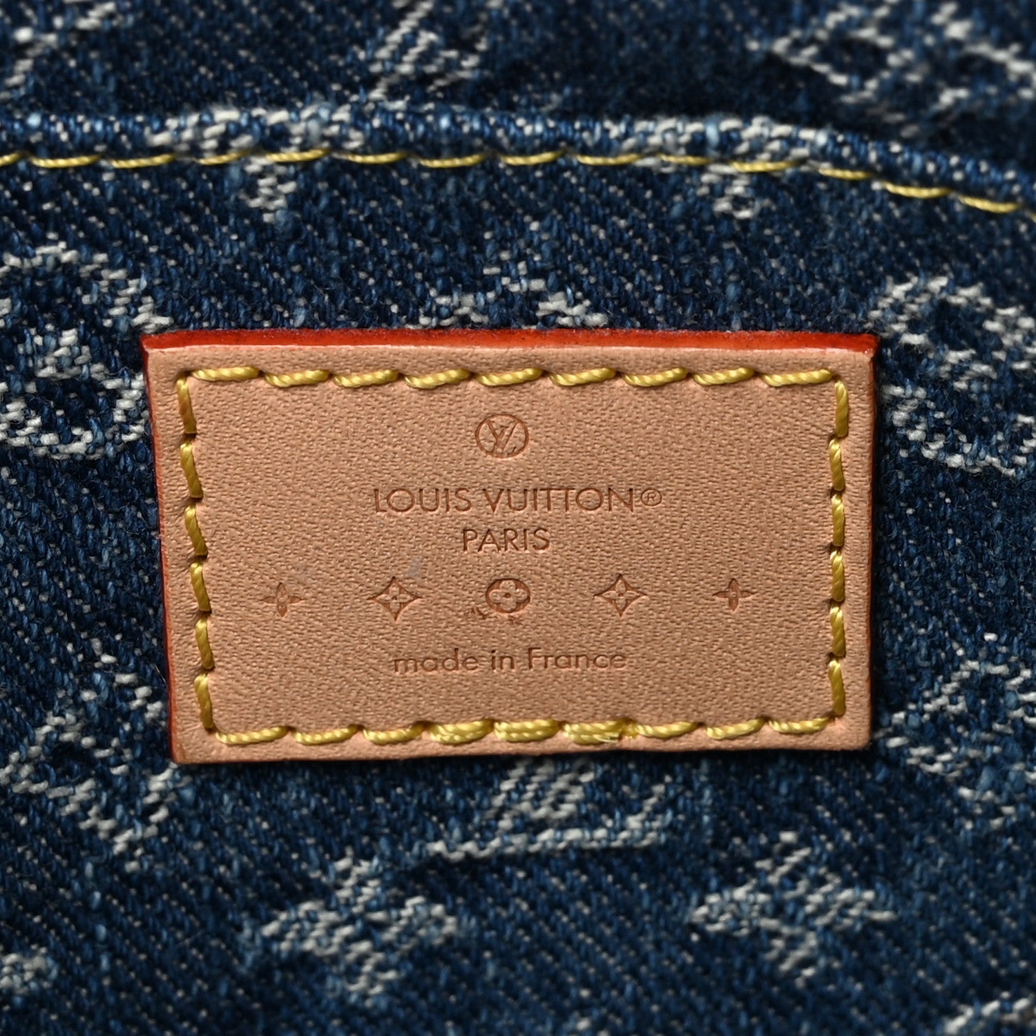 Louis Vuitton Denim Giant Monogram Pochette Cosmetique PM Denim Blue